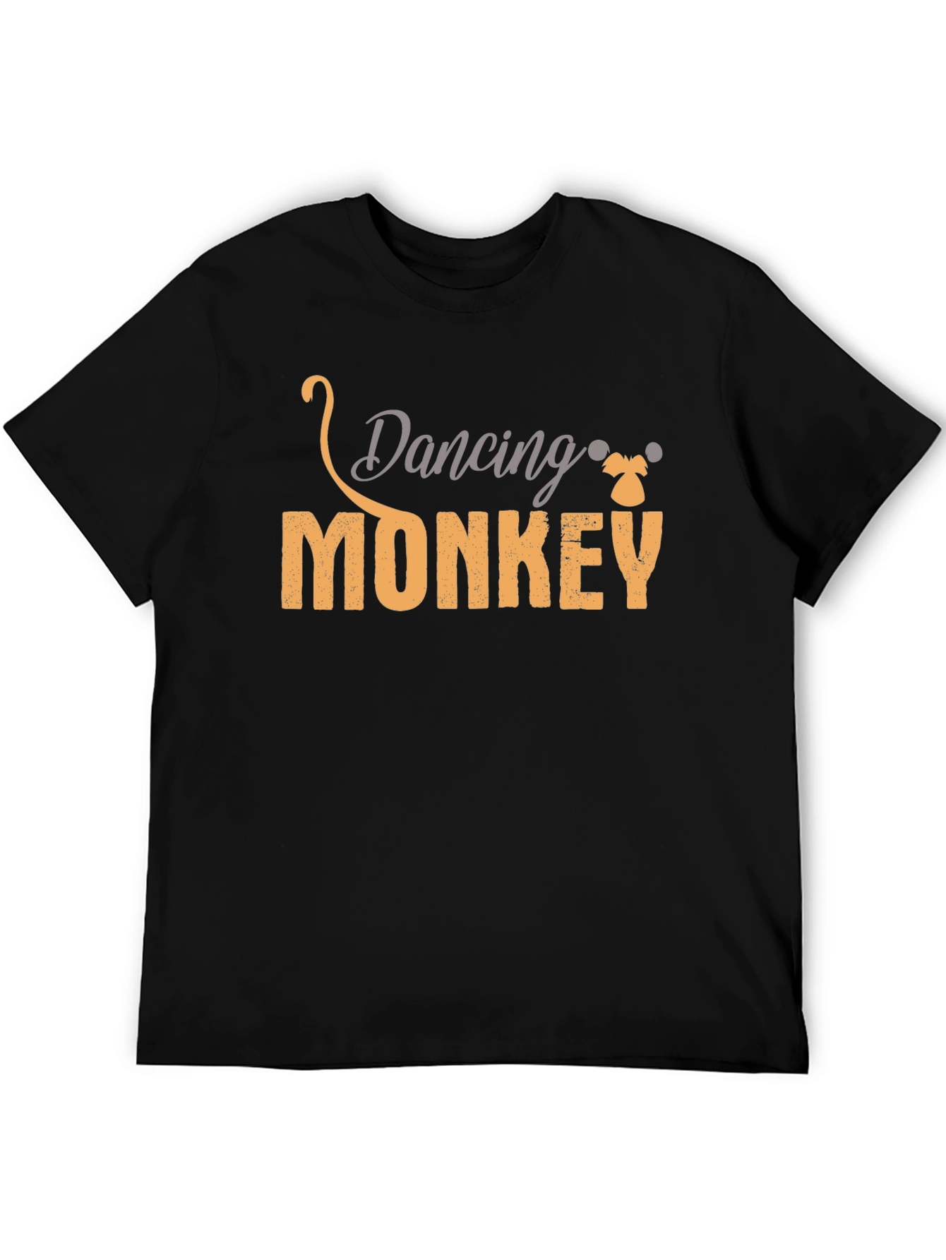 Black Dancing Monkey Black T-Shirt view 5