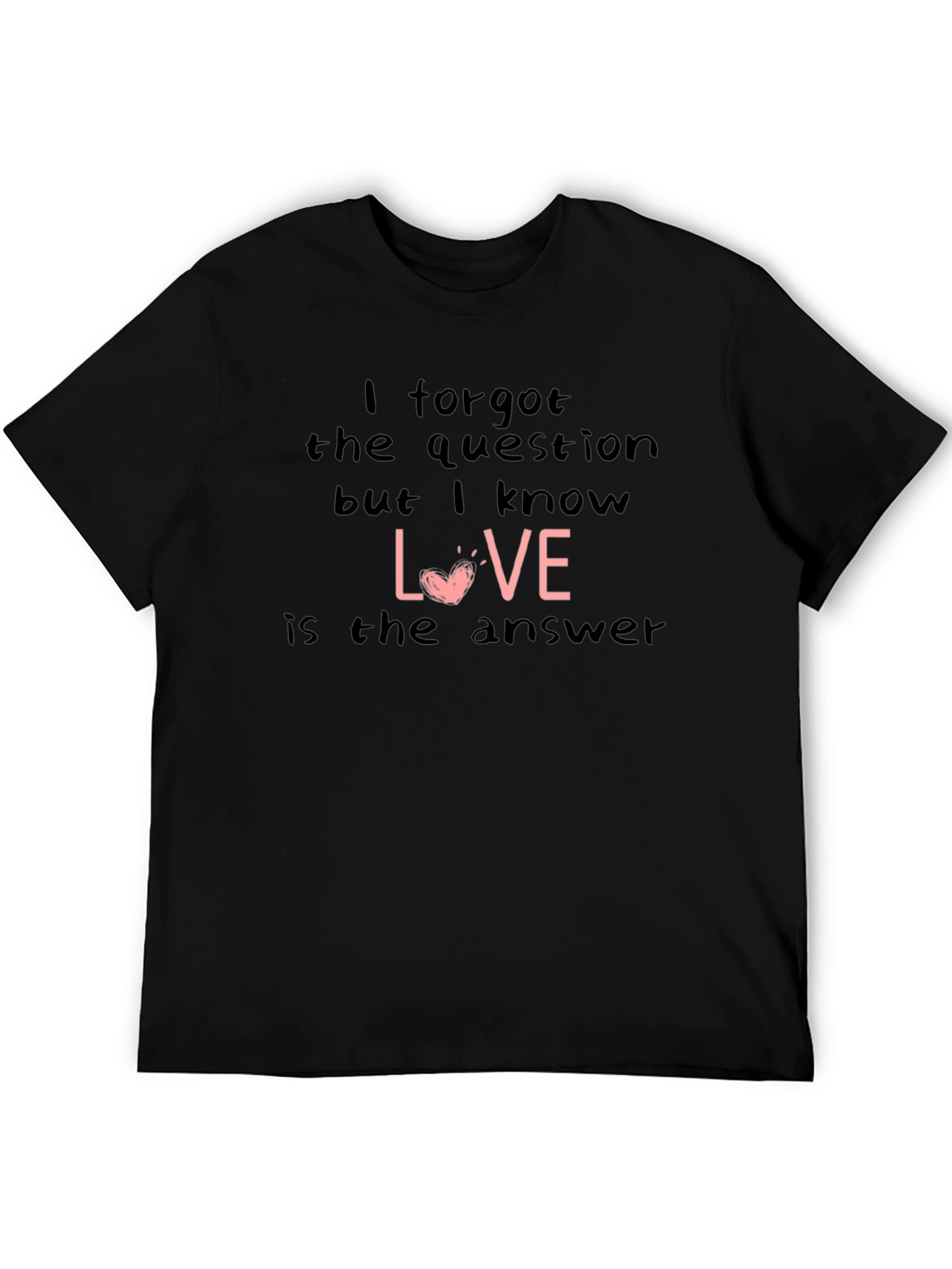 Black Love is the Answer Graphic T-Shirt view 5