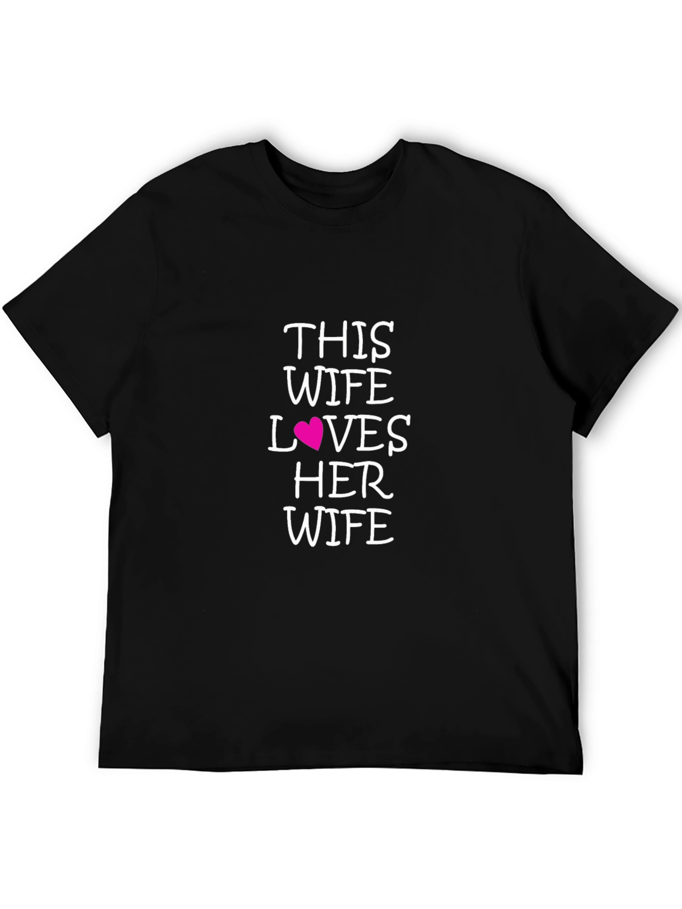 Black Wife Loves Wife T-Shirt - Pride Apparel view 5