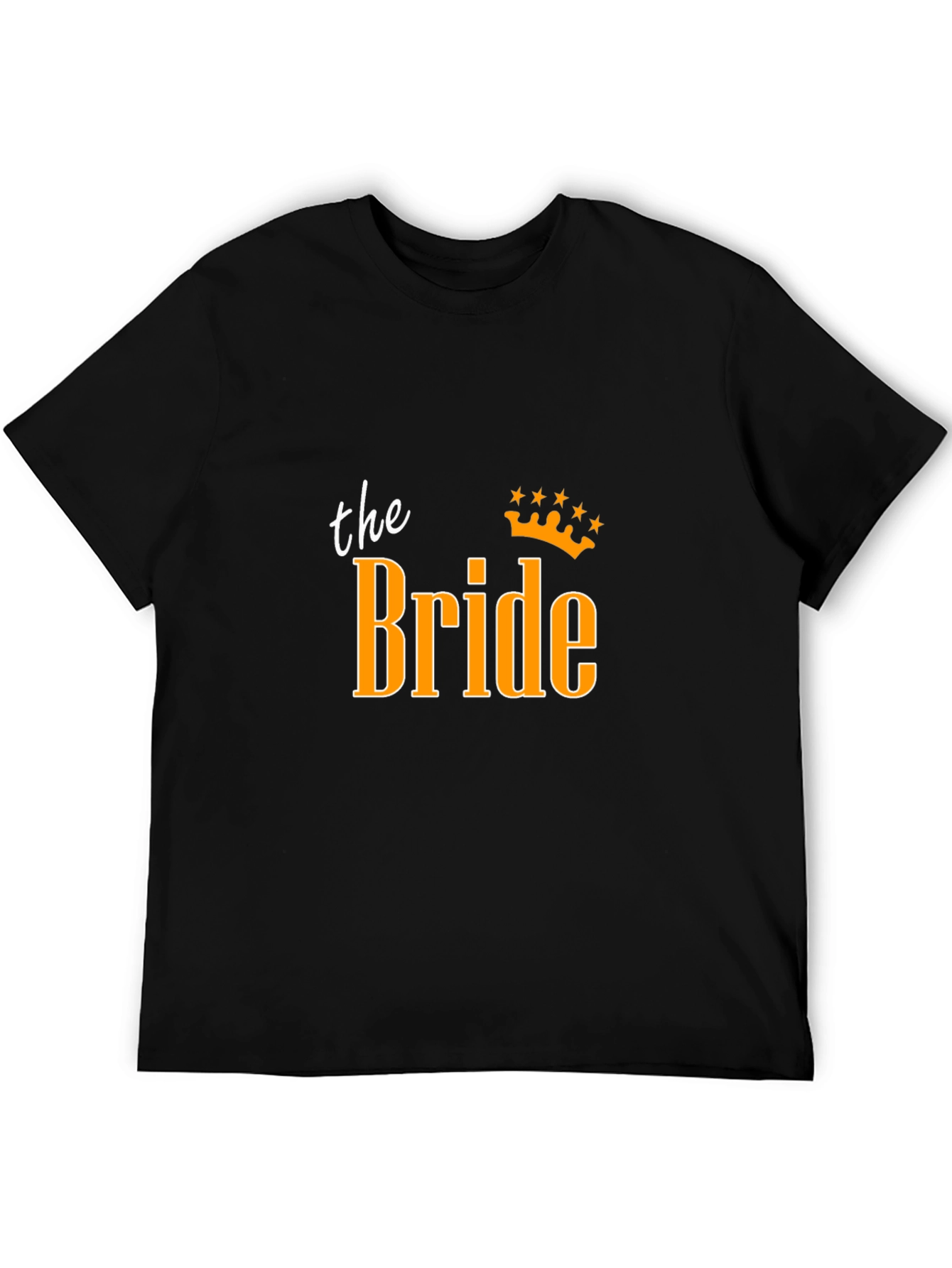 Black The Bride T-Shirt - Wedding Day Apparel view 5