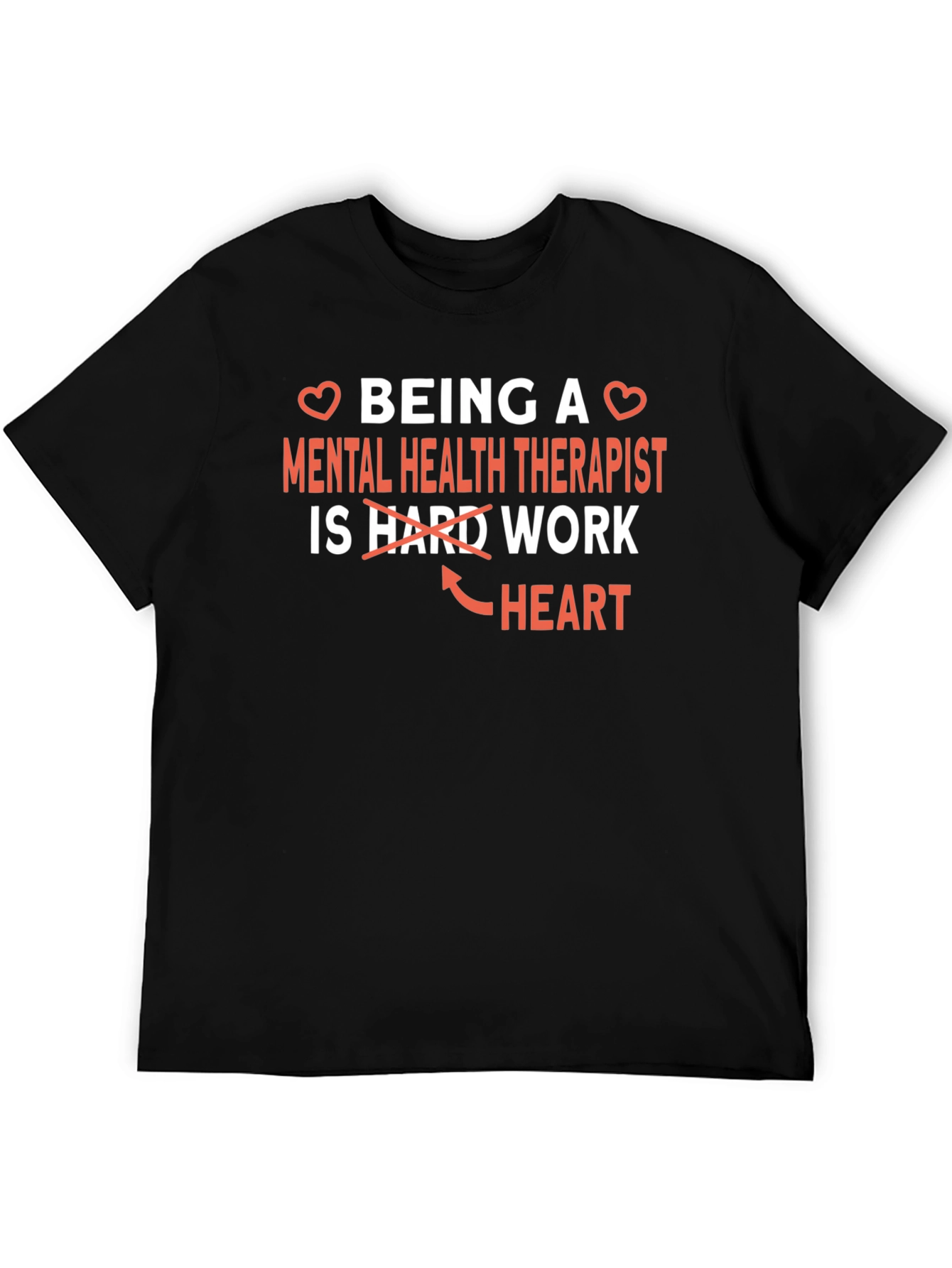 Black Mental Health Therapist T-Shirt view 5
