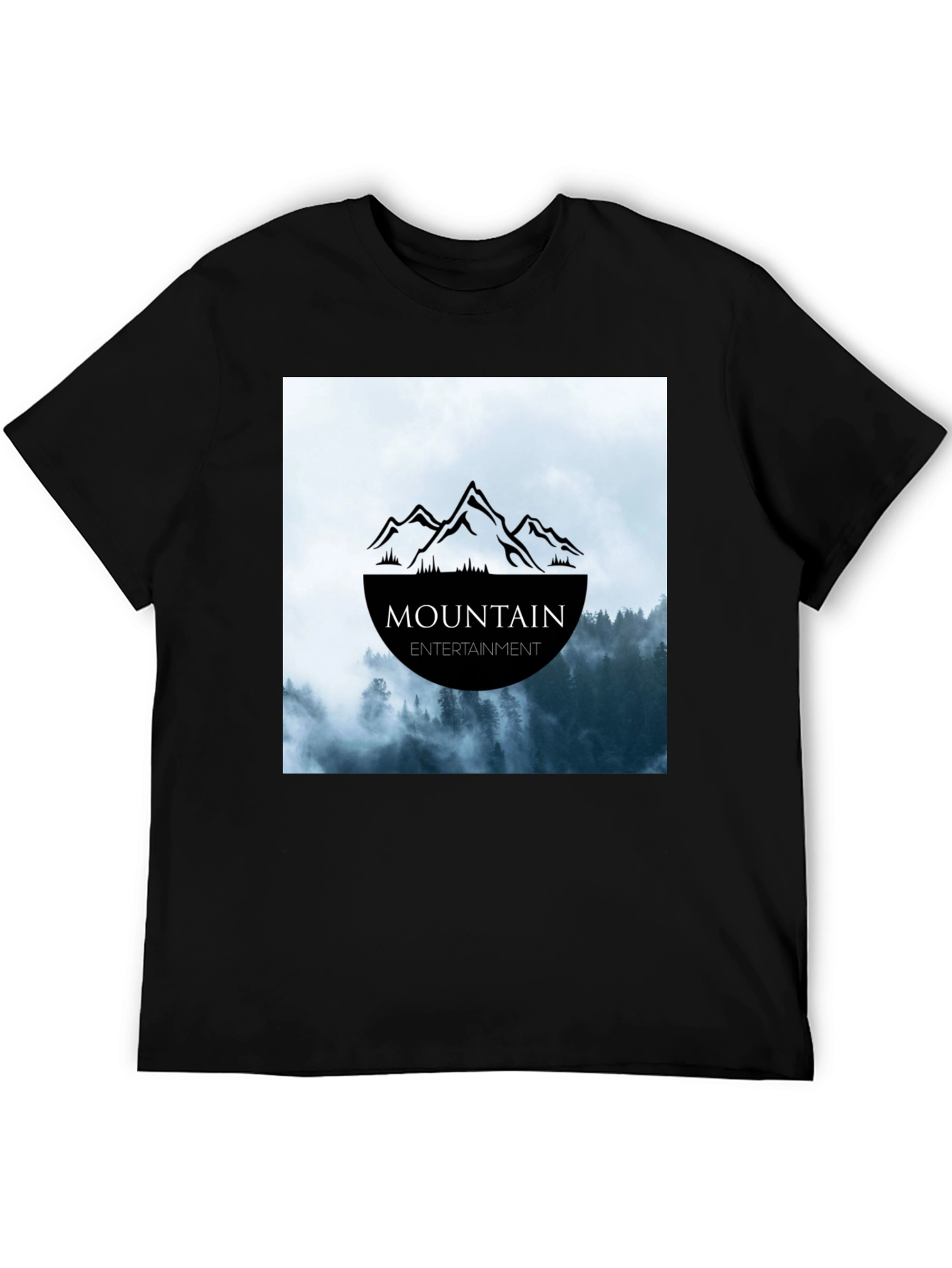 Black Mountain Entertainment Graphic T-Shirt - Classic Black Tee view 5