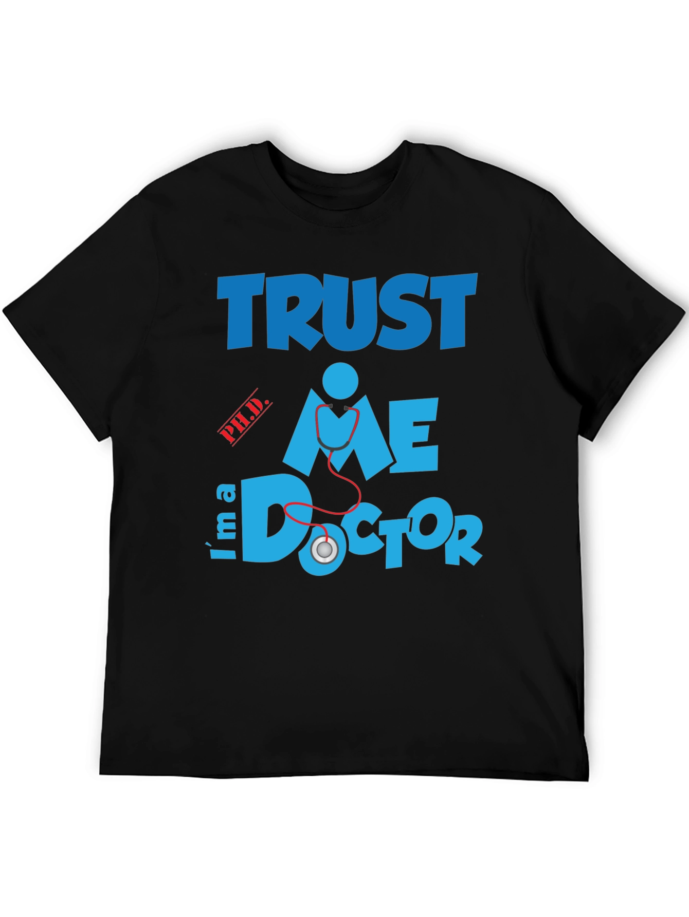 Black Trust Me Doctor T-Shirt view 5