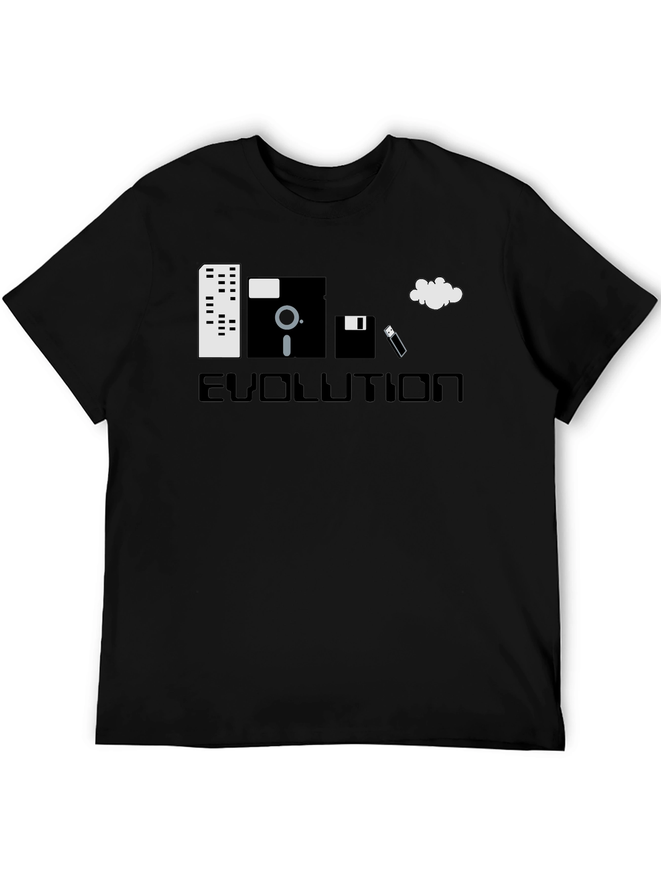Black Evolution of Storage Black T-Shirt view 5