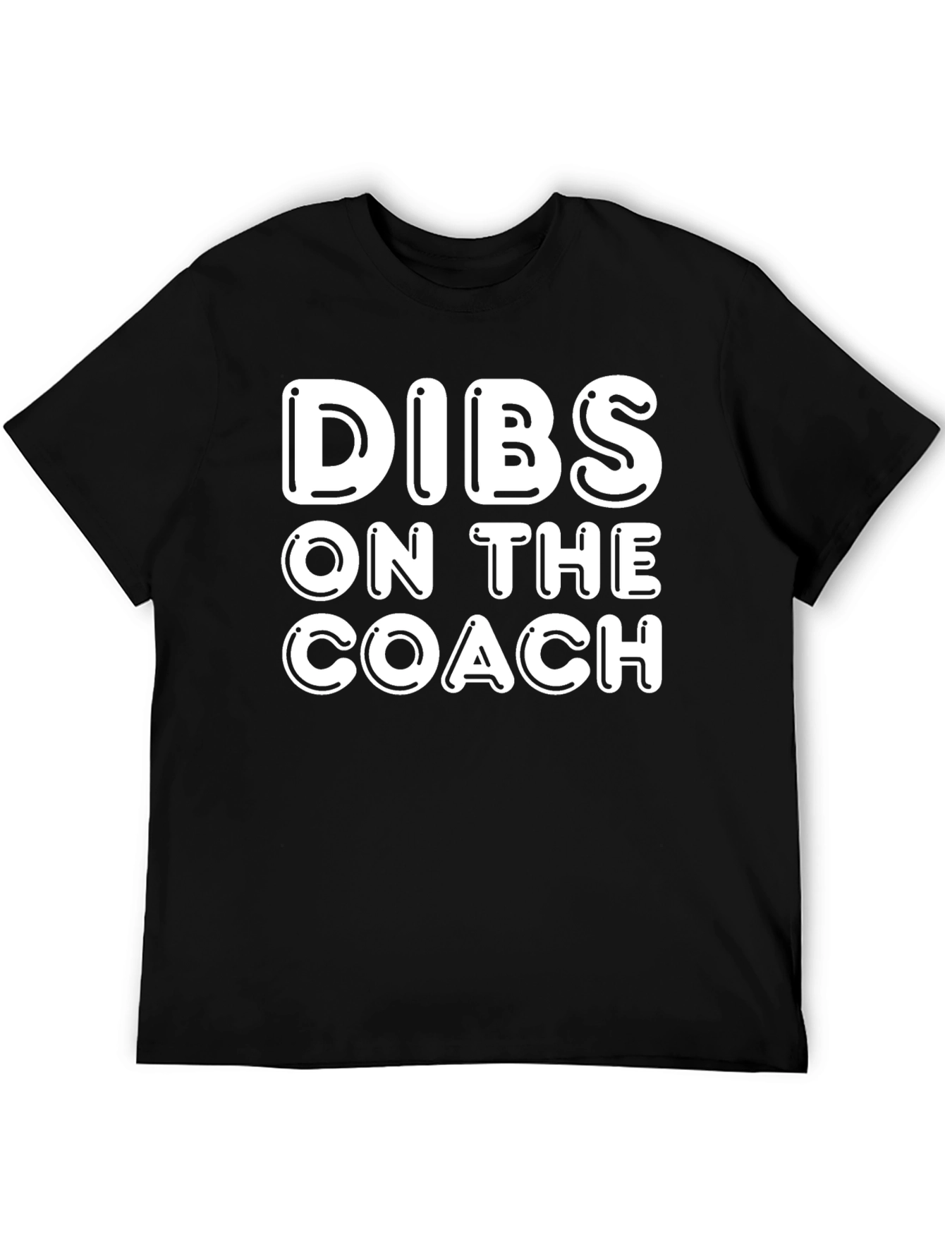 Black Dibs on the Coach T-Shirt - Novelty Apparel view 5