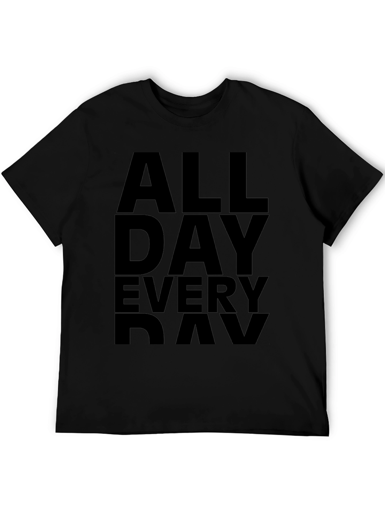 Black All Day Every Day Black Graphic Tee view 5