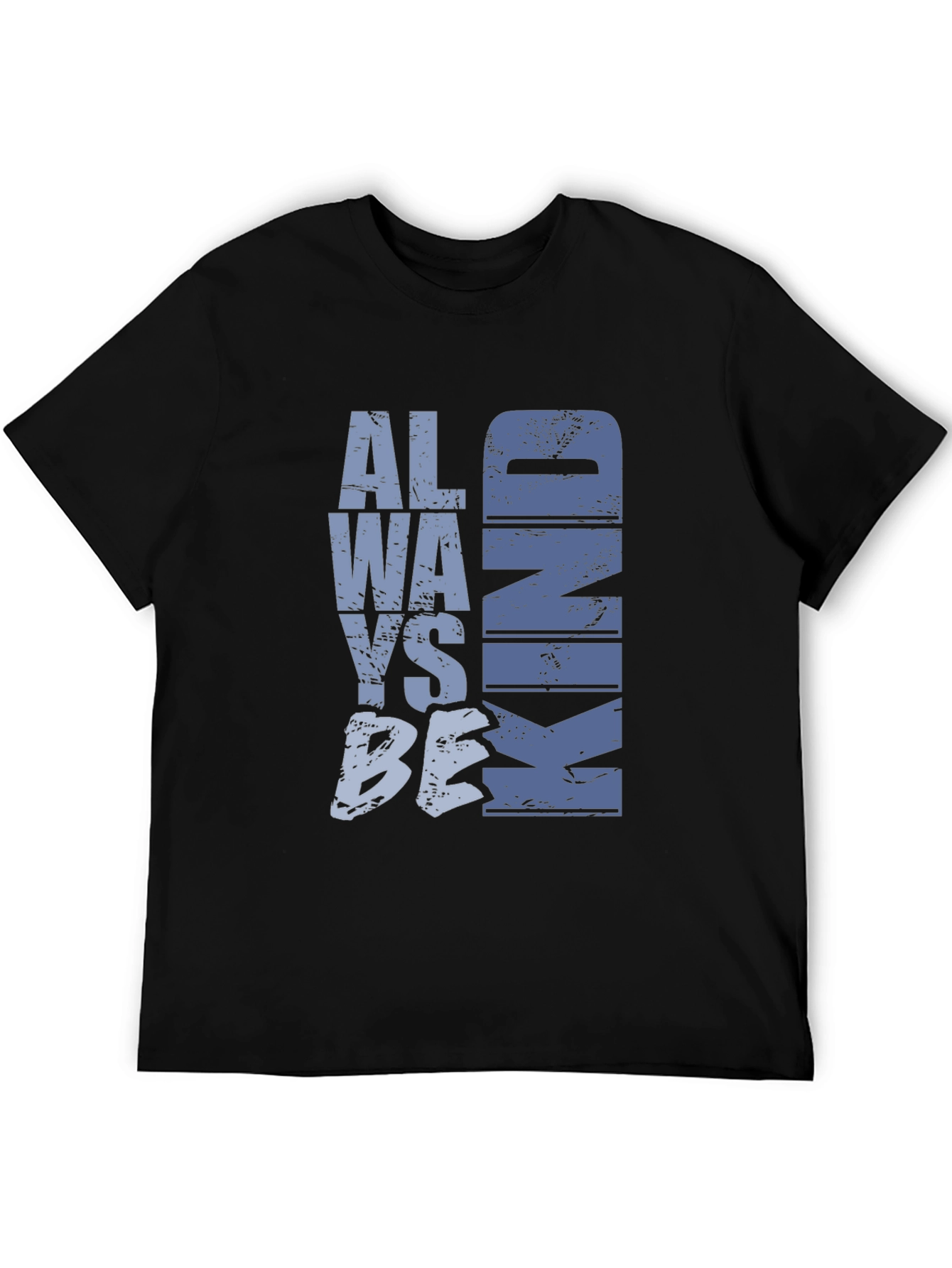 Black Always Be Kind Graphic Tee - Stylish Comfort view 5