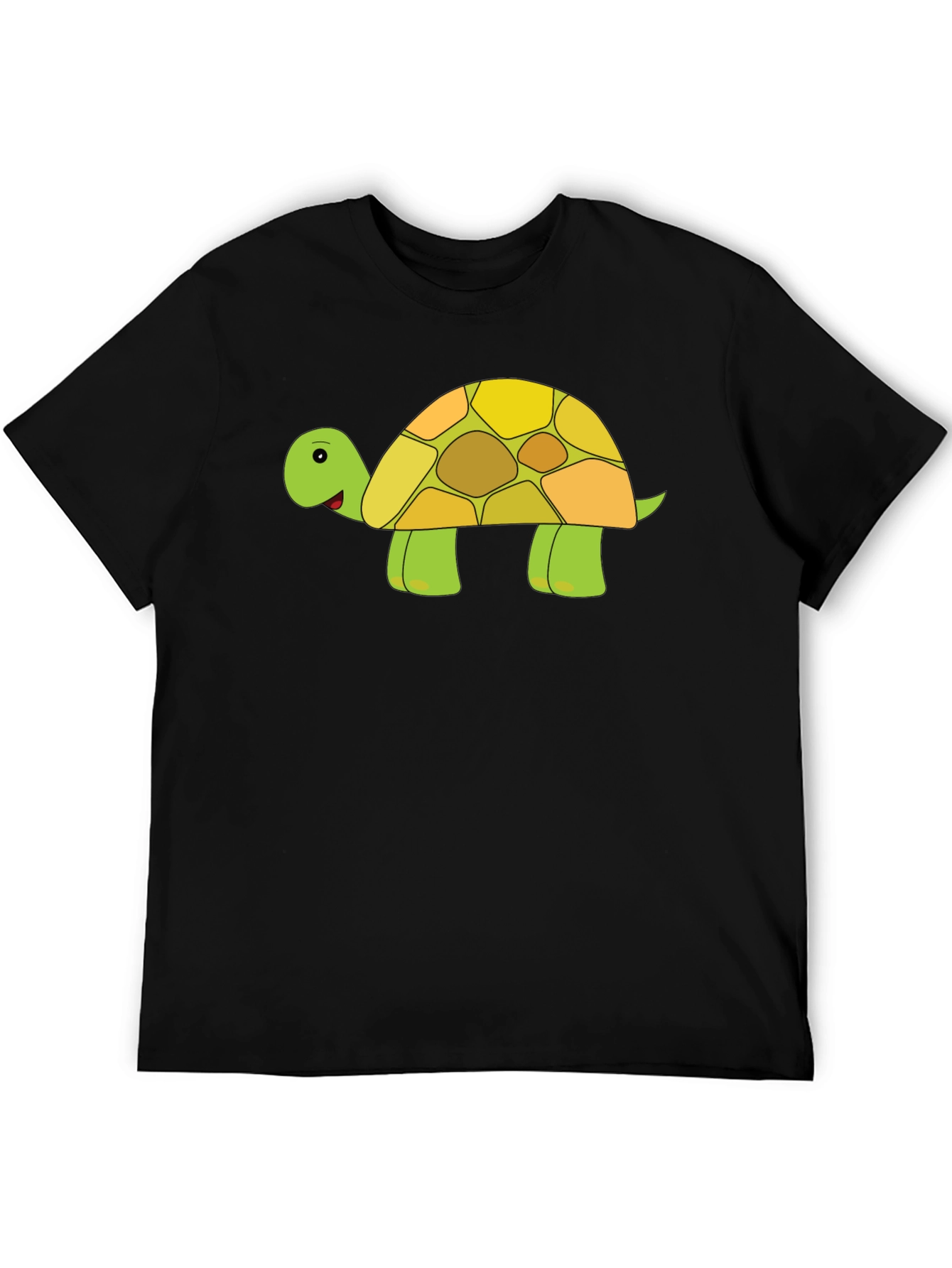 Black Turtle Graphic Tee - Cute Animal T-Shirt view 5