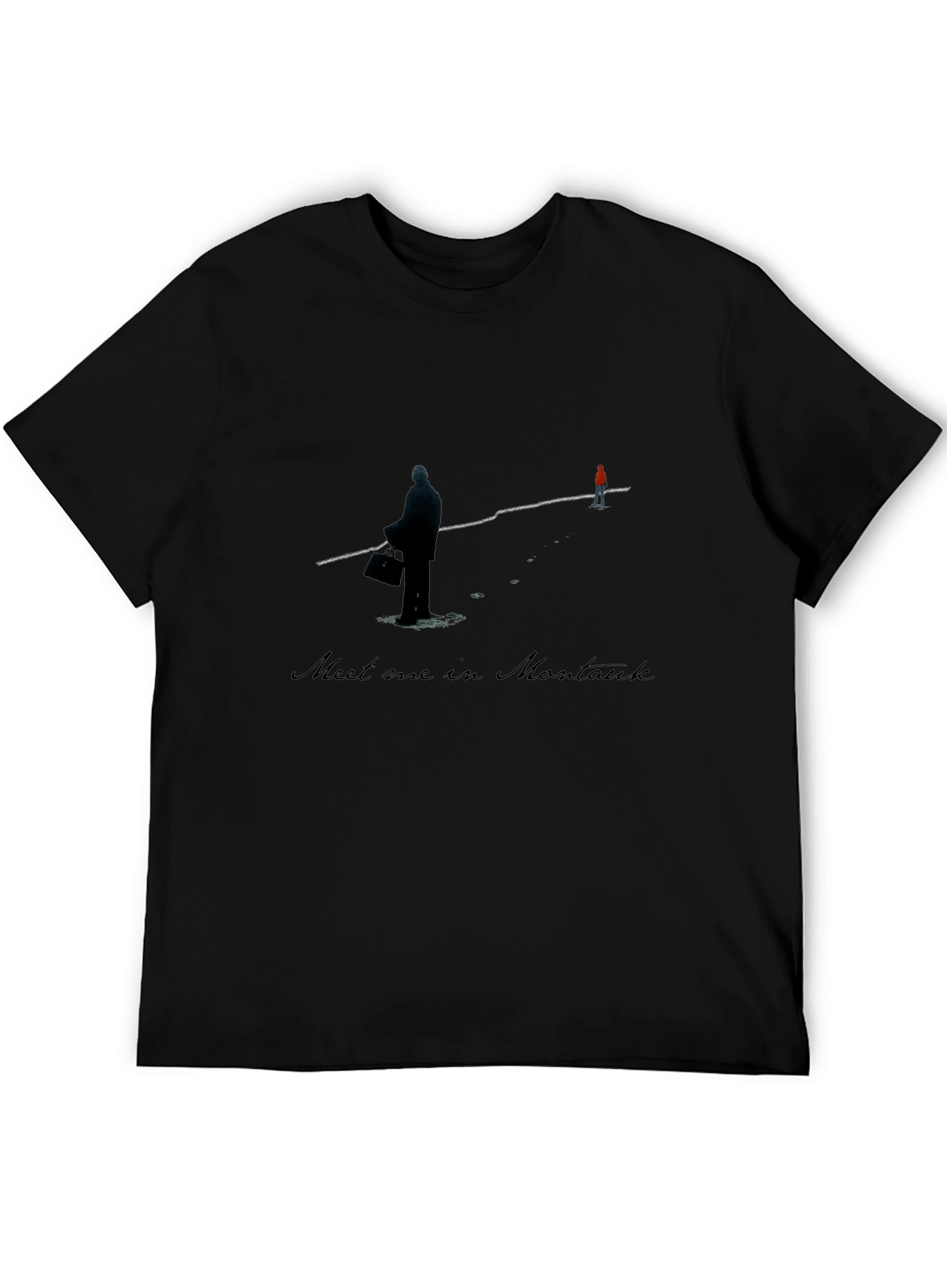 Black Meet Me in Montauk T-Shirt view 5