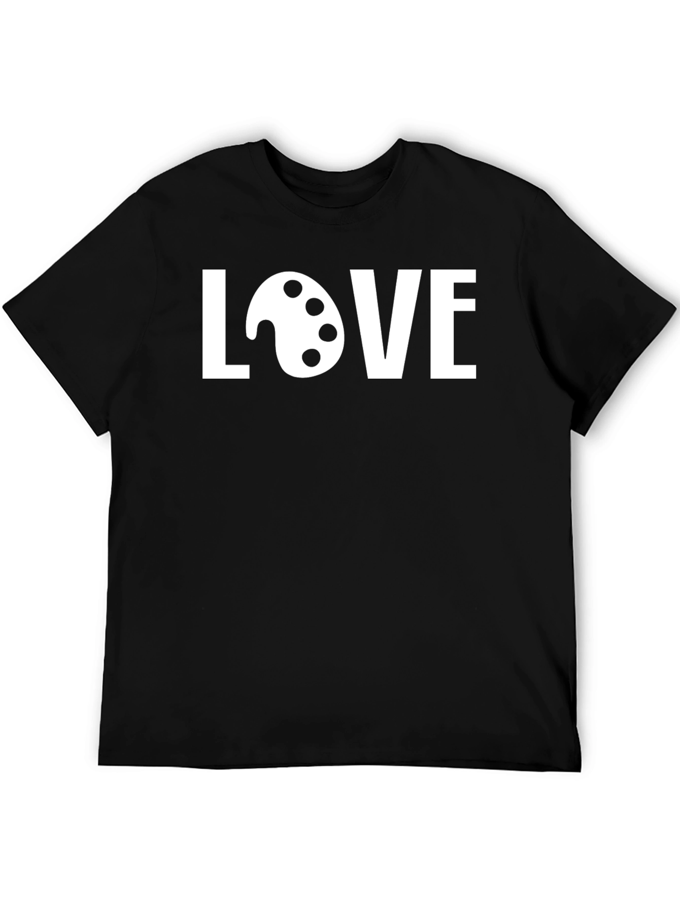 Black Painter's Love Graphic Tee view 5