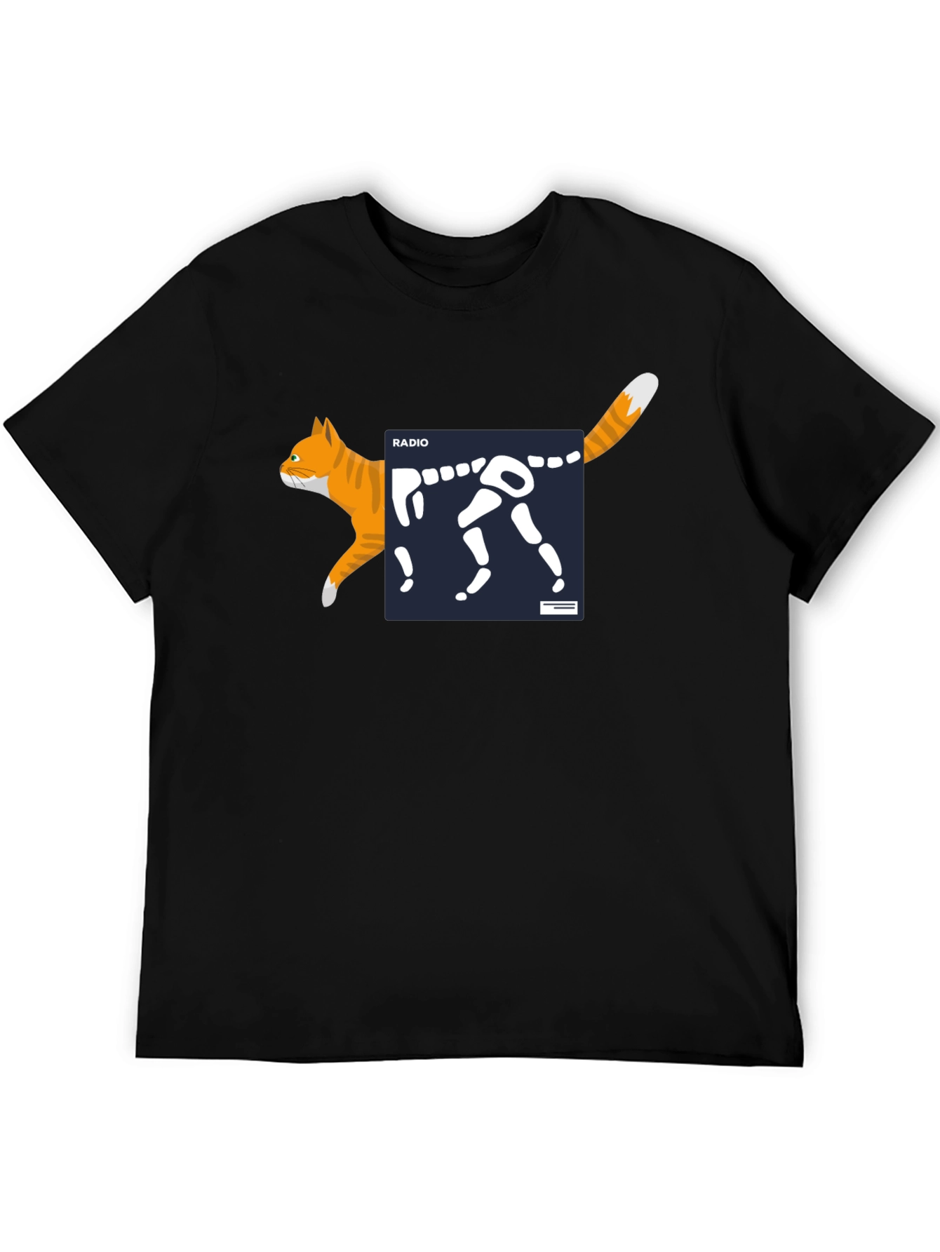 Black Cat X-Ray T-Shirt - Funny Radiology Tee view 5