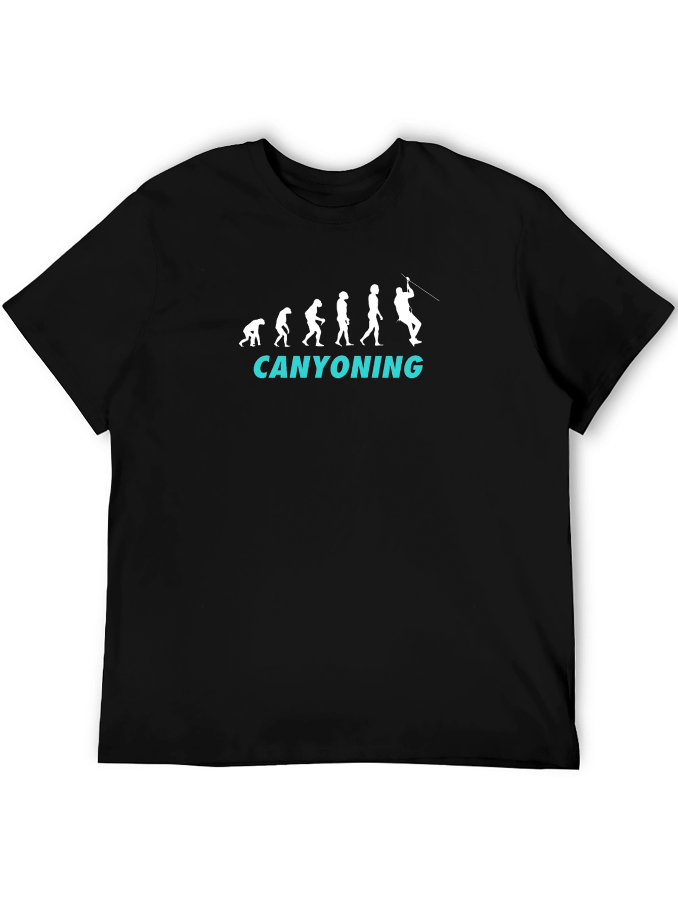 Black Canyoning Evolution Graphic Print Tee view 5