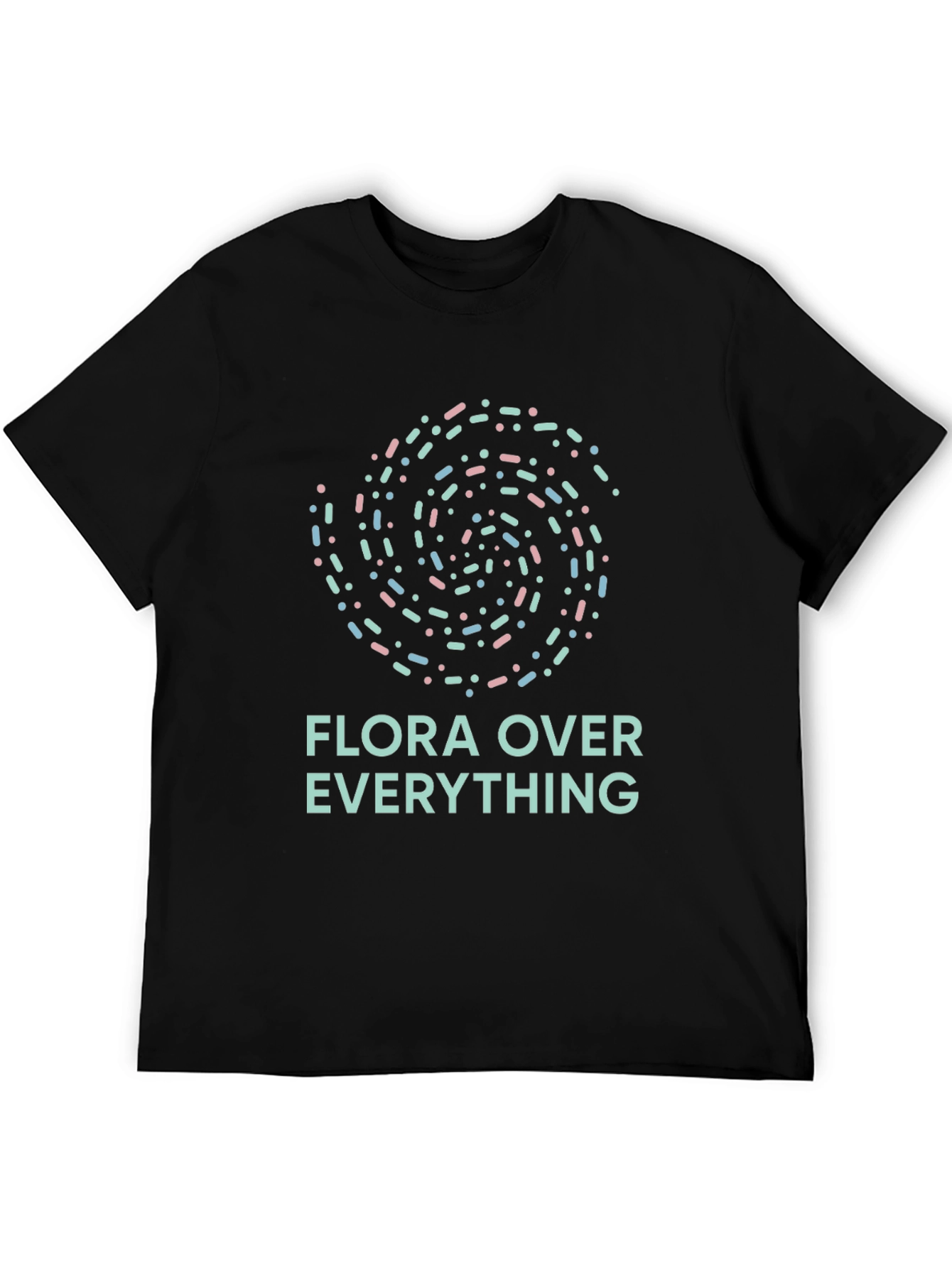 Black Flora Over Everything Black Graphic Tee view 5