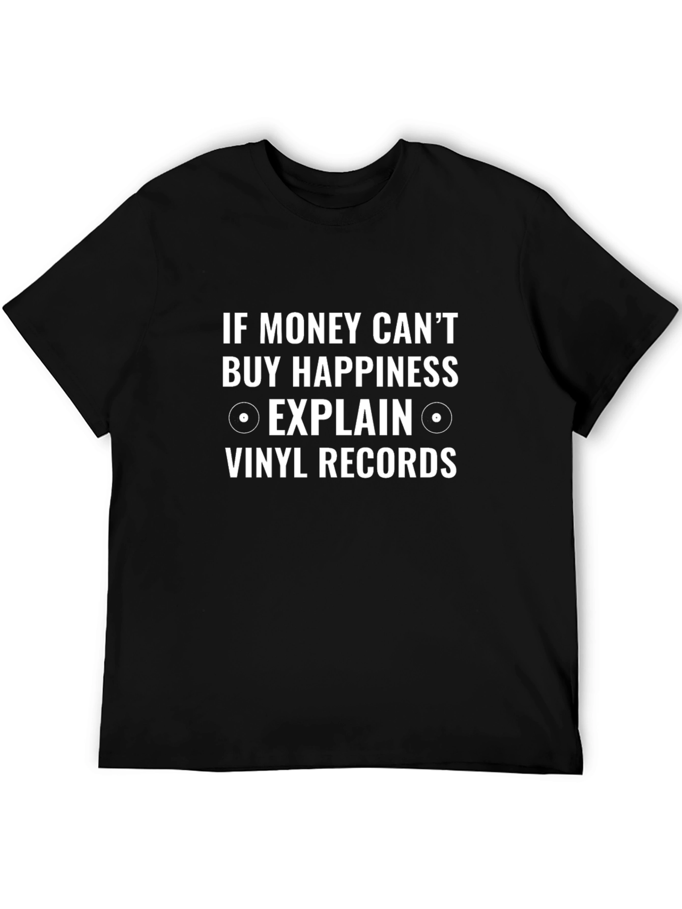 Black Vinyl Records Happiness Tee view 5
