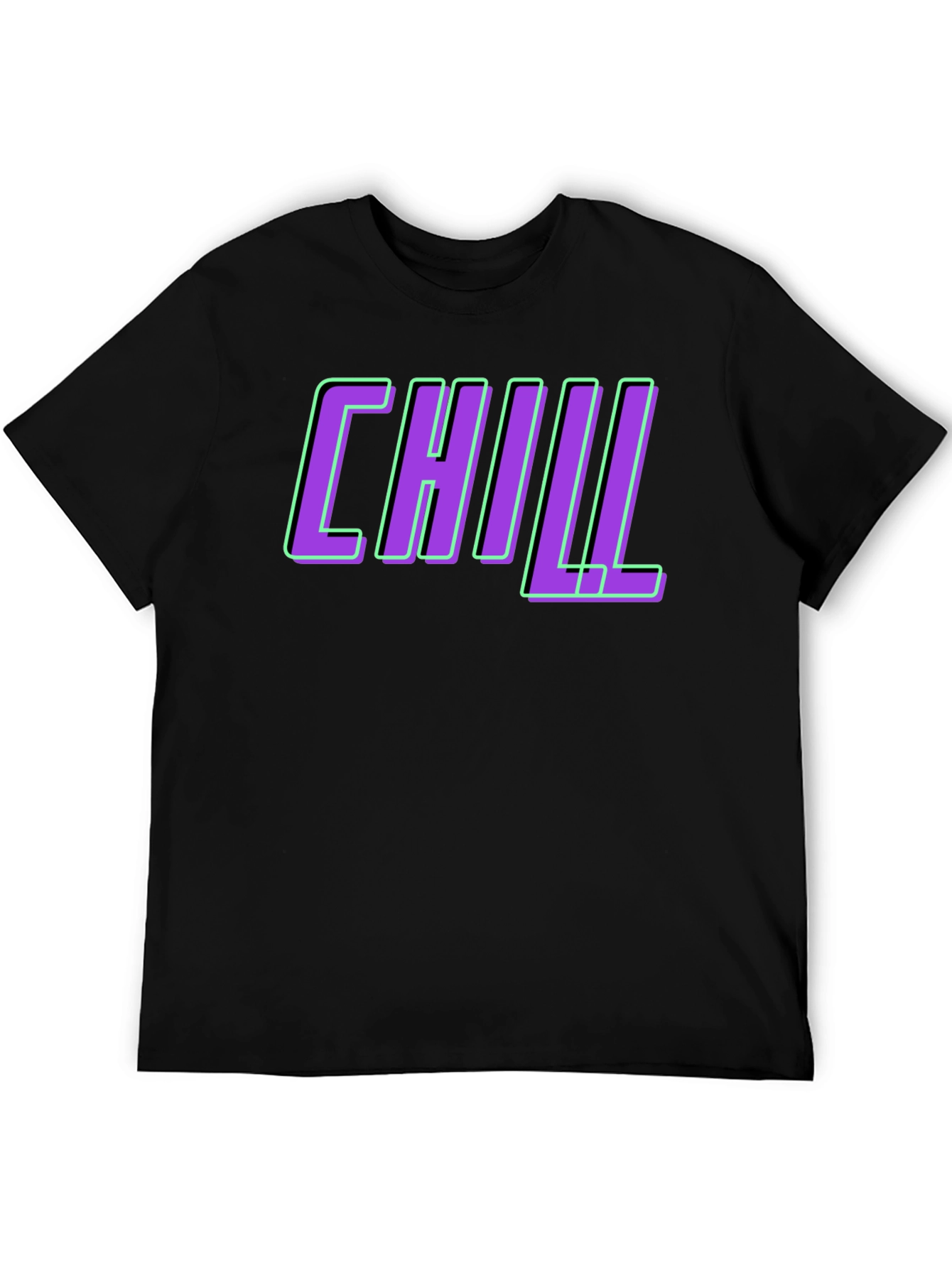 Black Chill Graphic Tee - Trendy Relaxed Fit view 5