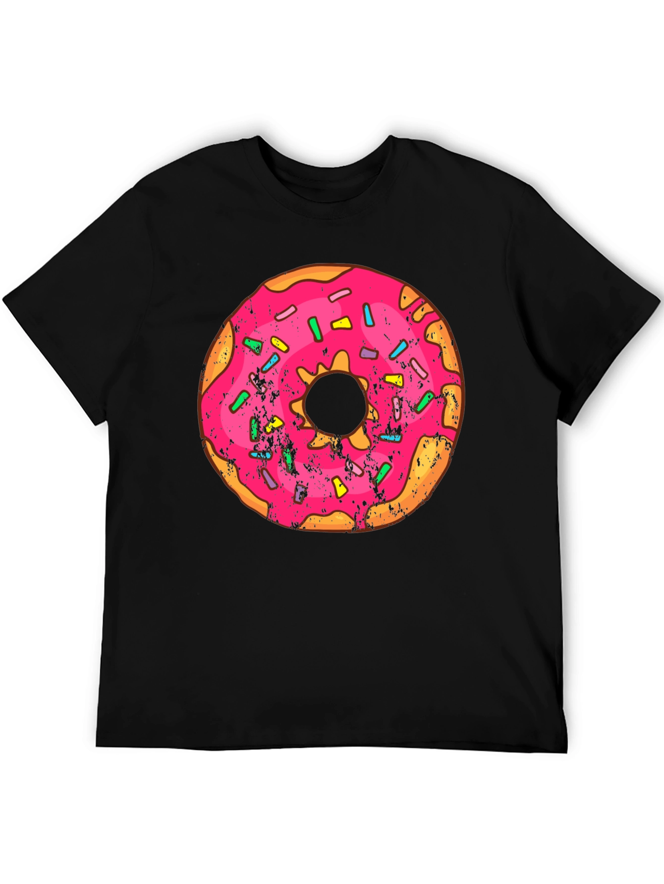 Black Donut Graphic T-Shirt - Sweet Treat Fashion view 5