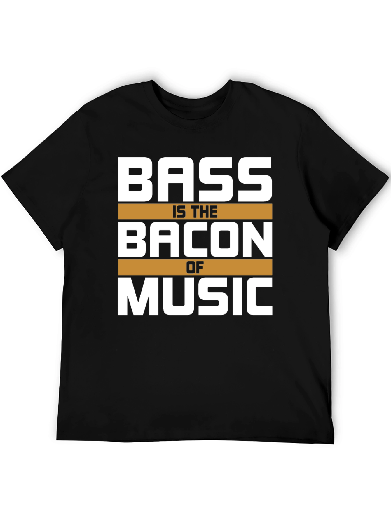 Black Bass is the Bacon of Music T-Shirt view 5