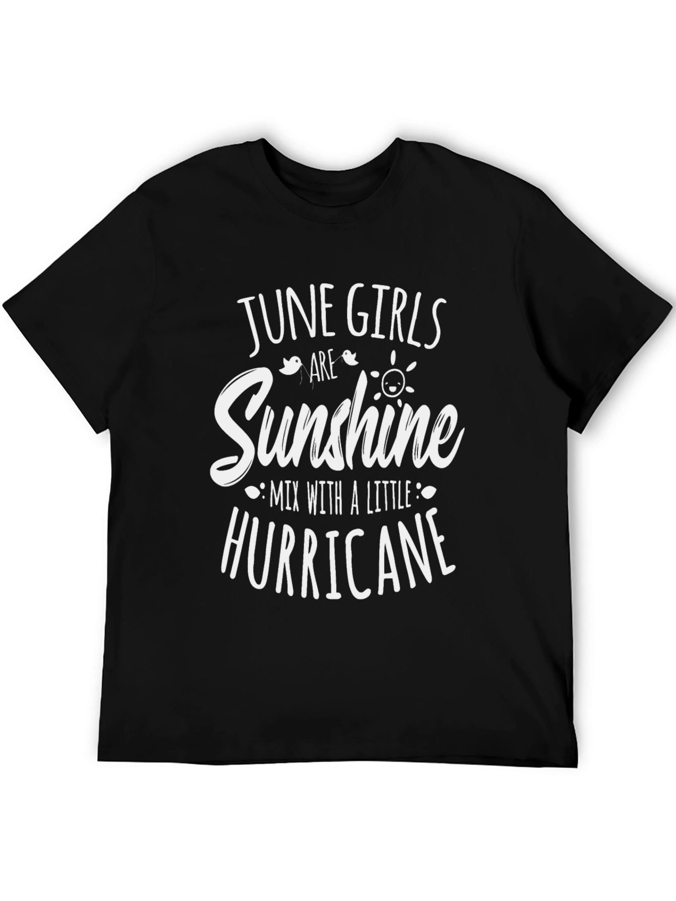 Black June Girls Sunshine Hurricane Graphic Tee - Black view 5