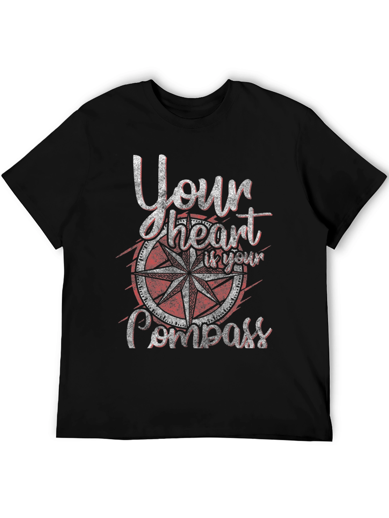 Black Your Heart Compass Graphic Tee view 5