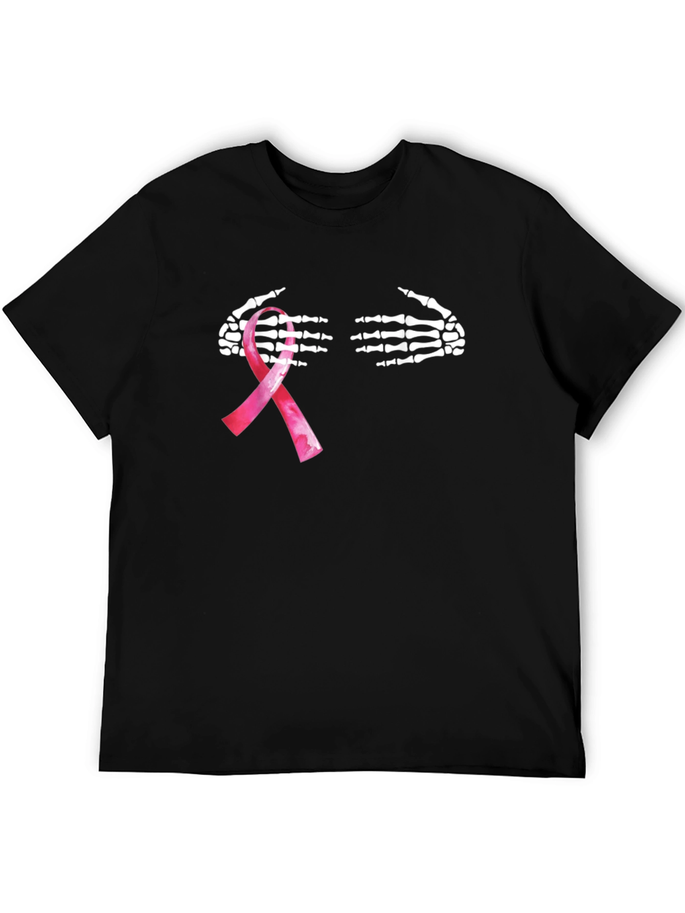 Black Breast Cancer Awareness T-Shirt view 5