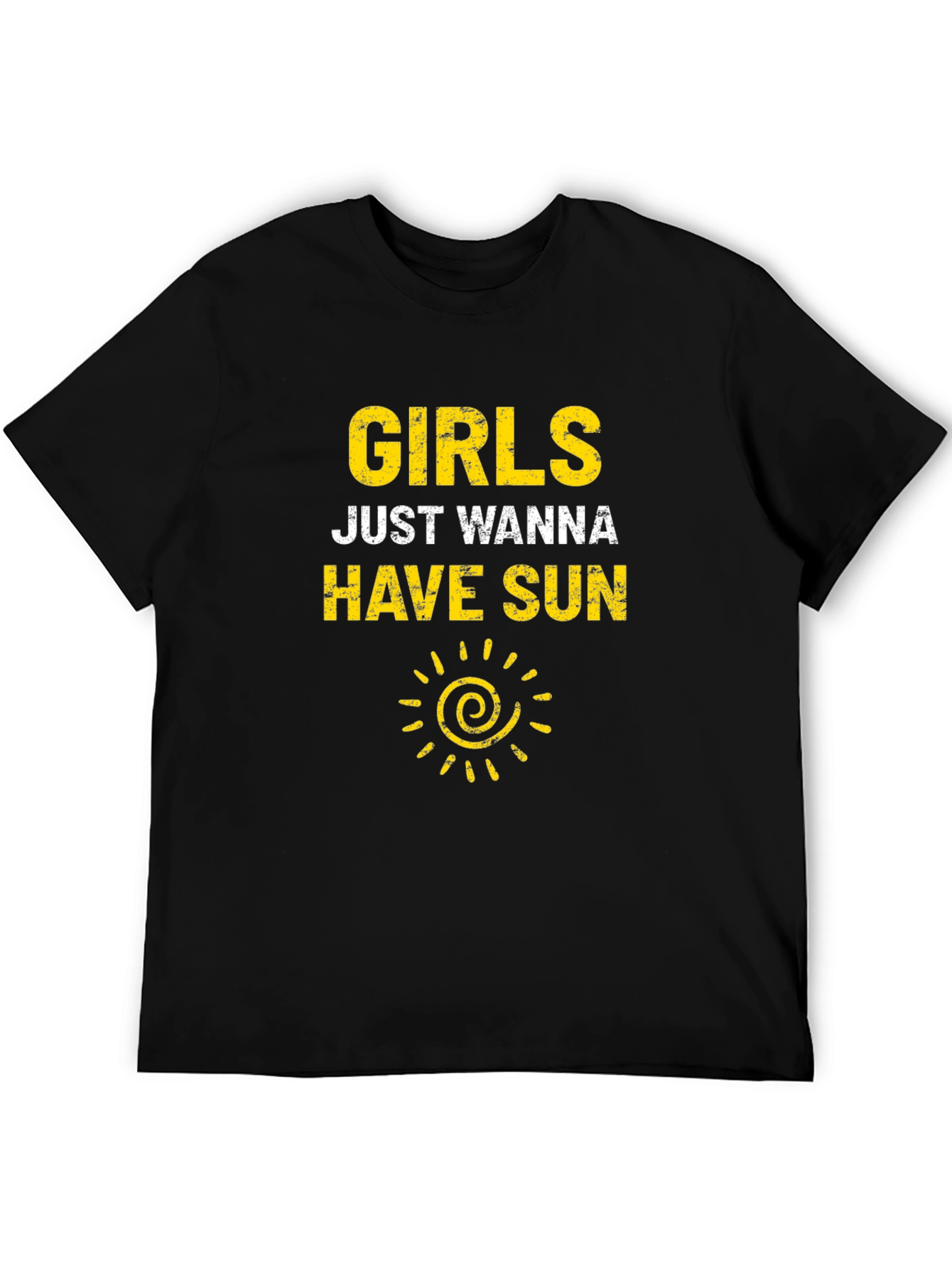 Black Girls Just Wanna Have Sun T-Shirt view 5