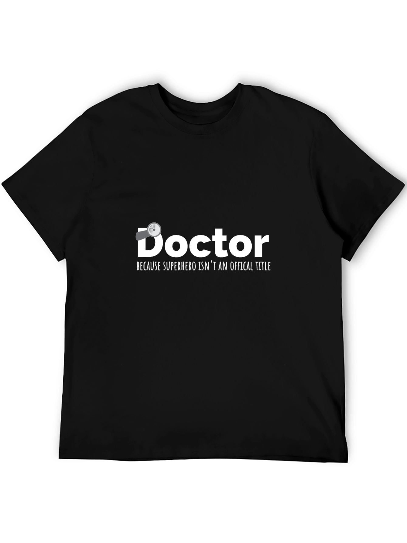 Black Doctor Superhero T-Shirt view 5