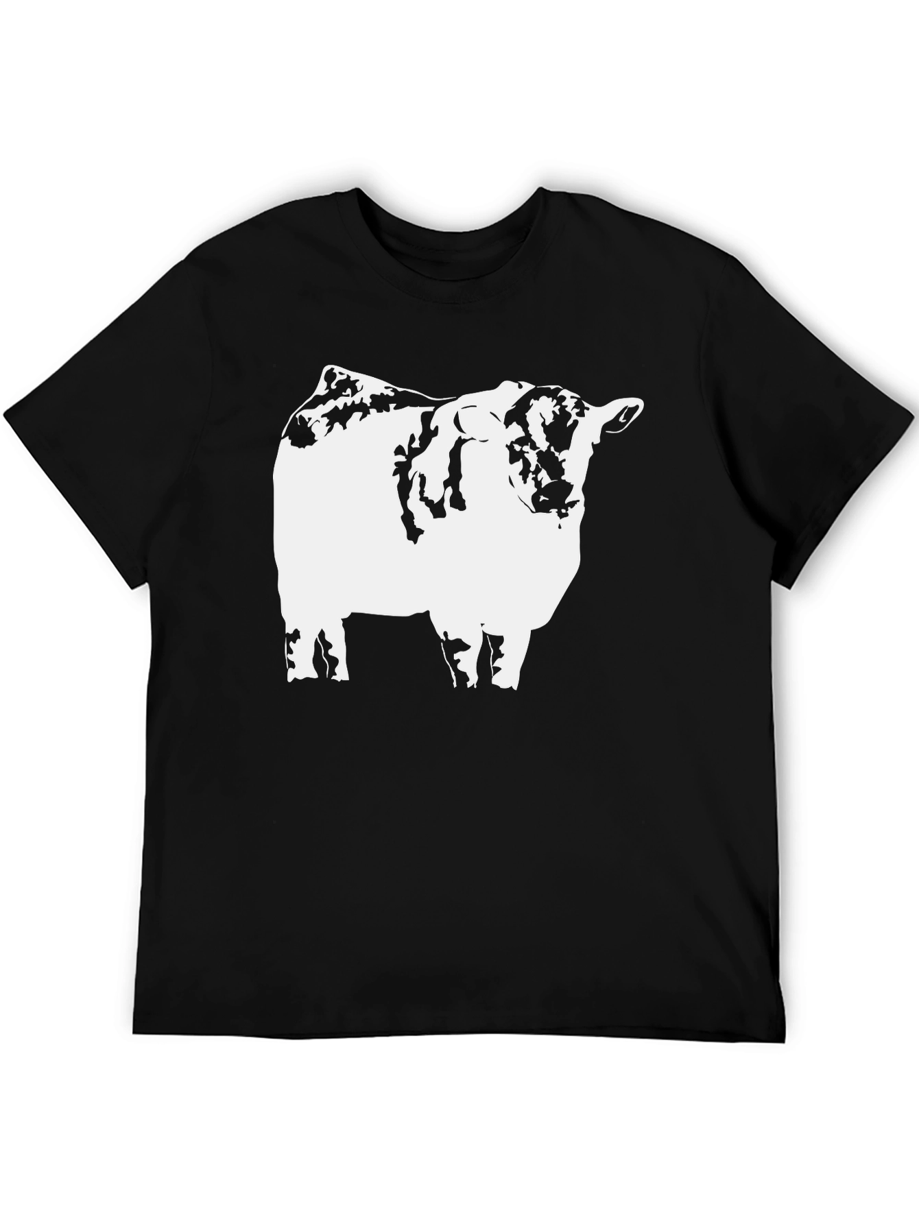 Black Black Bull Graphic Tee - Men's Casual Shirt view 5