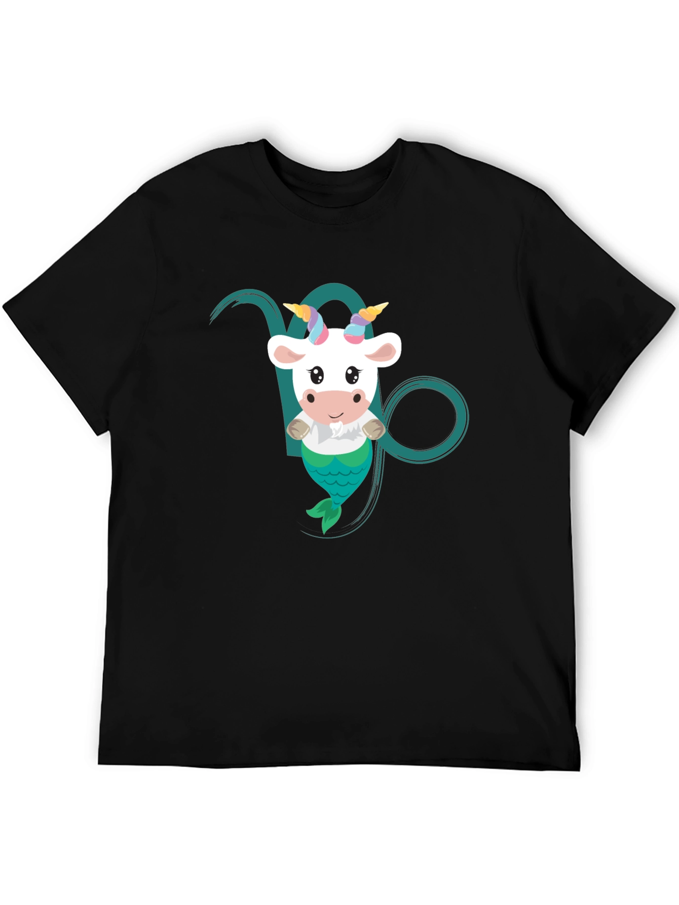 Capricorn Mermaid Goat T-Shirt - 5