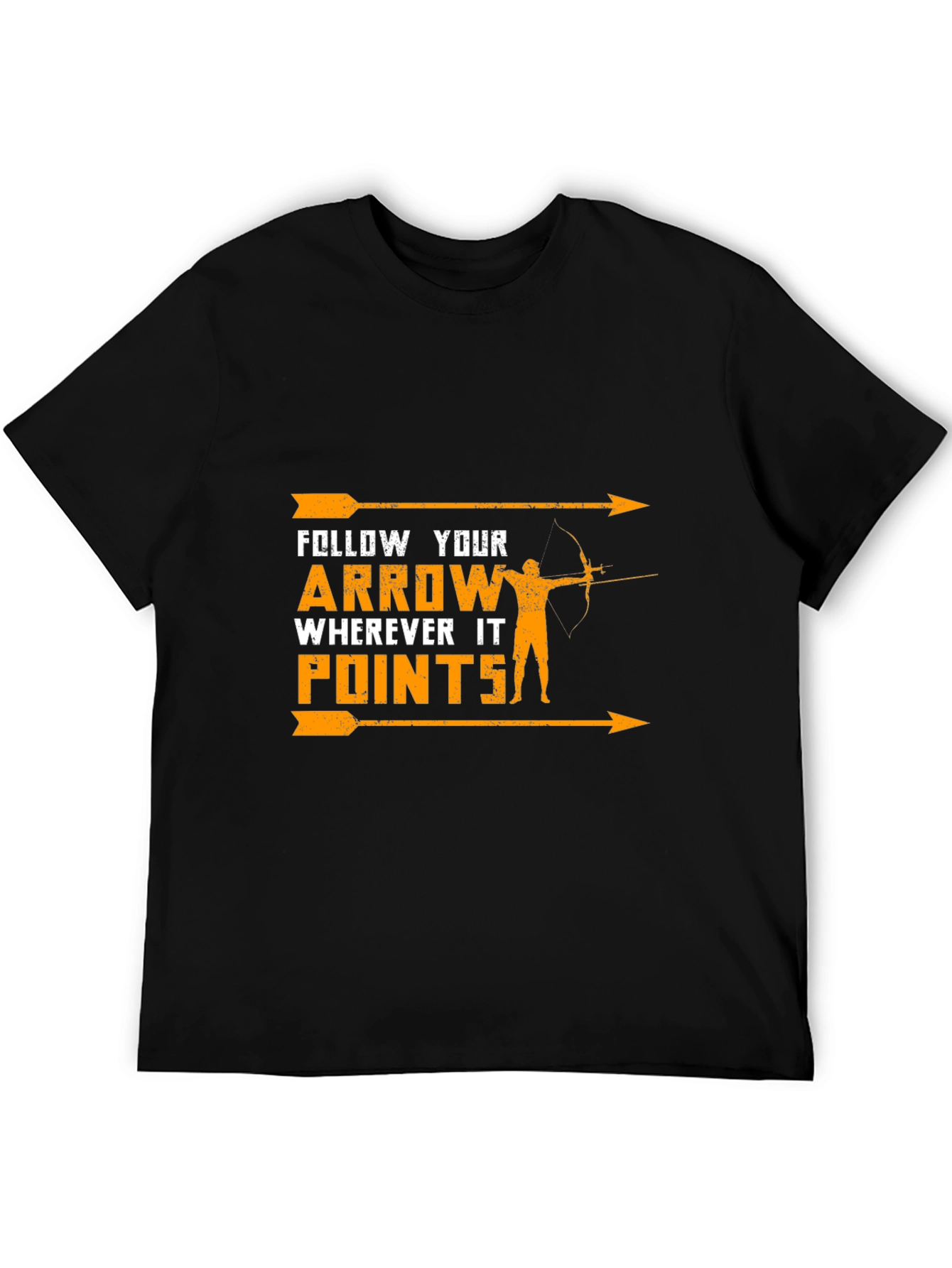Black Follow Your Arrow Graphic Tee view 5