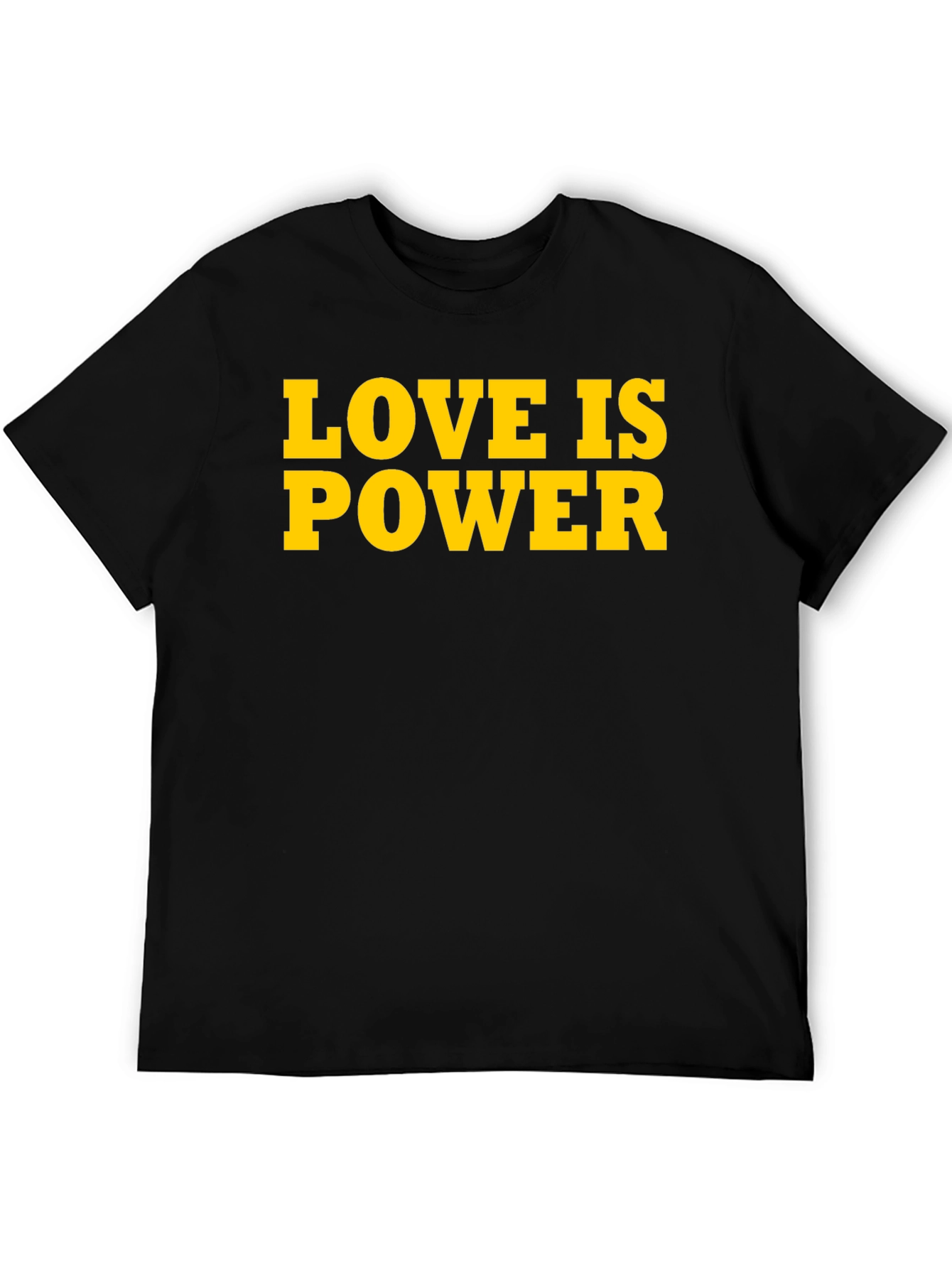 Black Love Is Power T-Shirt - Bold Statement Tee view 5