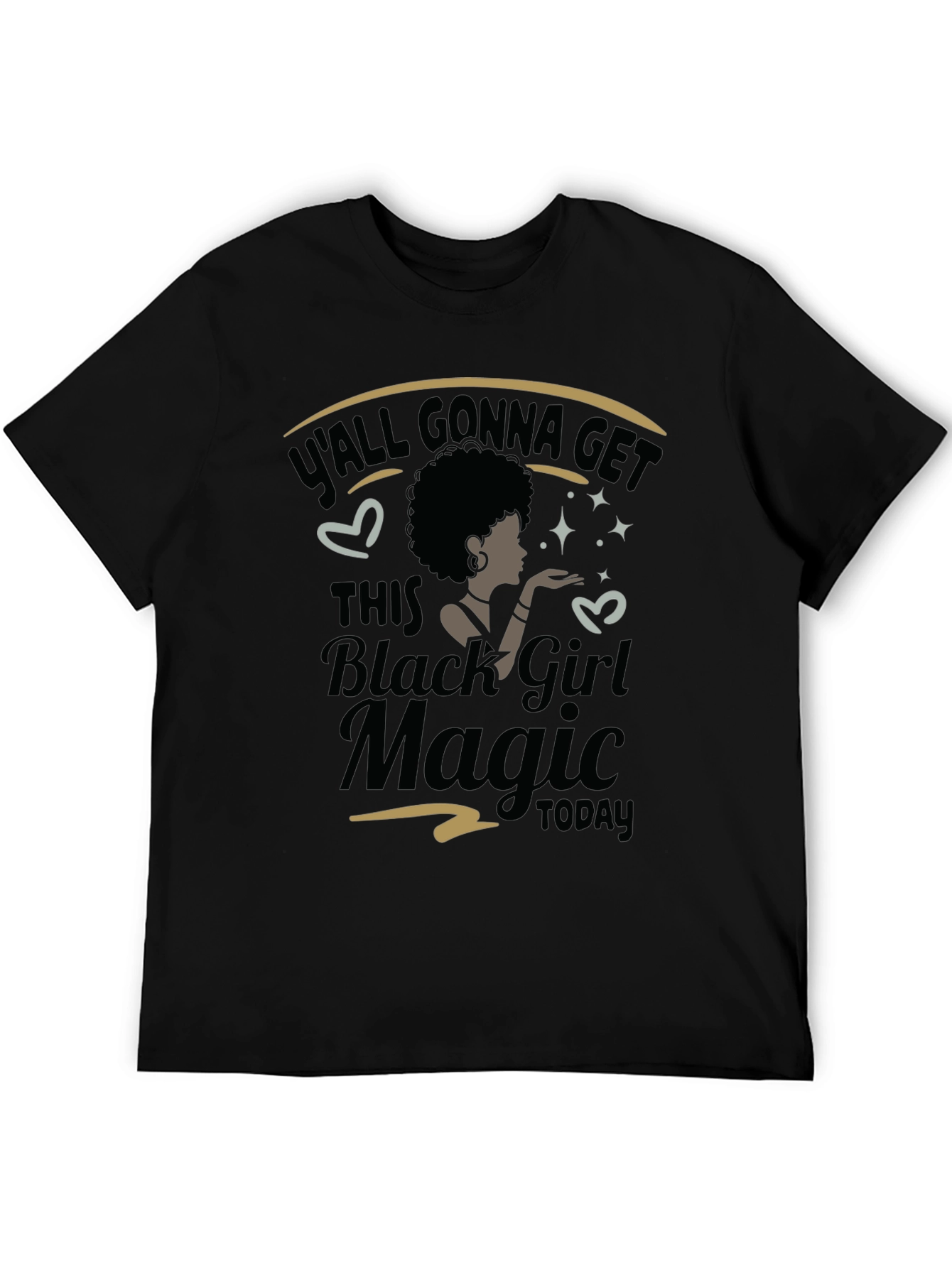 Black Black Girl Magic T-Shirt view 5