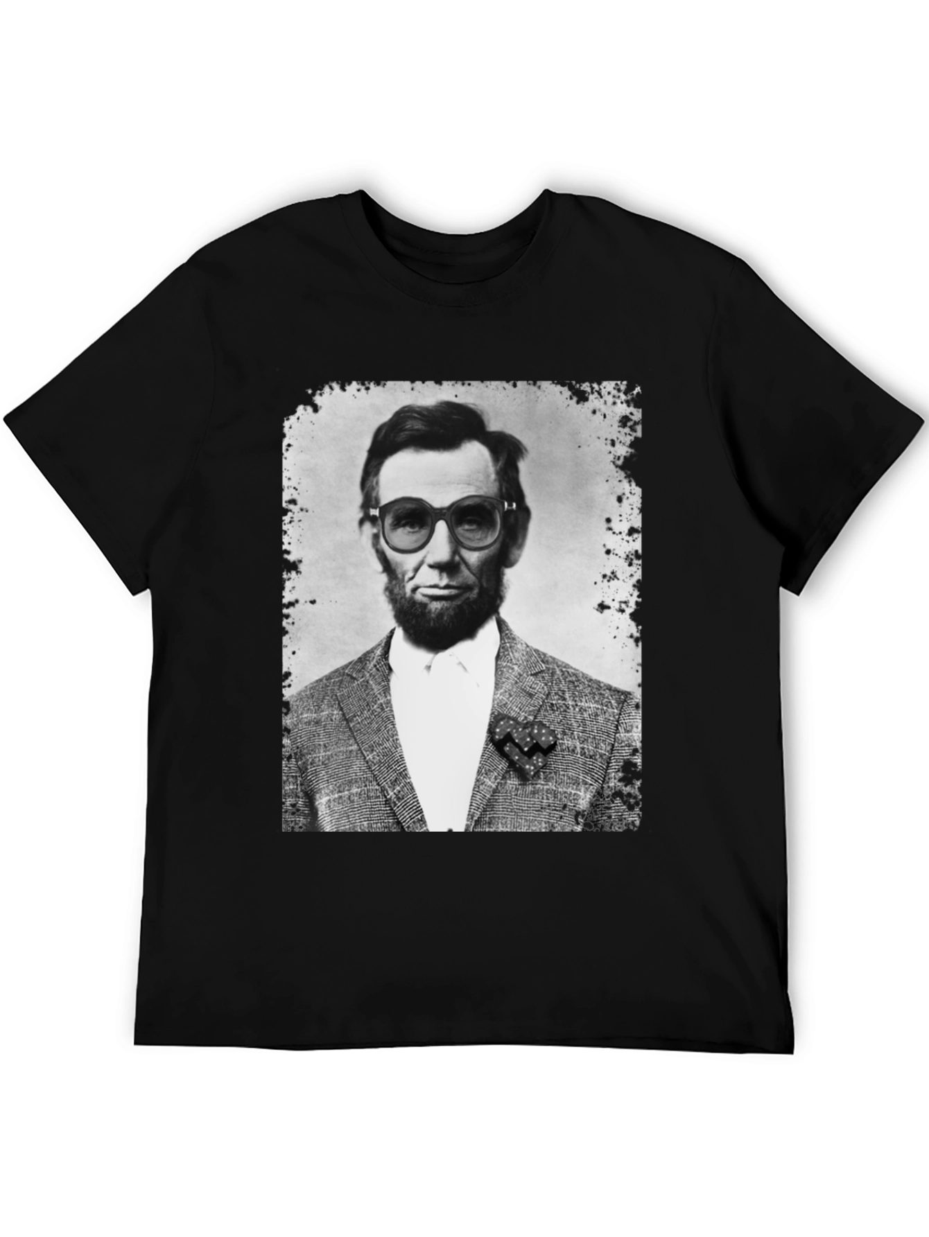 Black Abraham Lincoln in Shades T-Shirt view 5