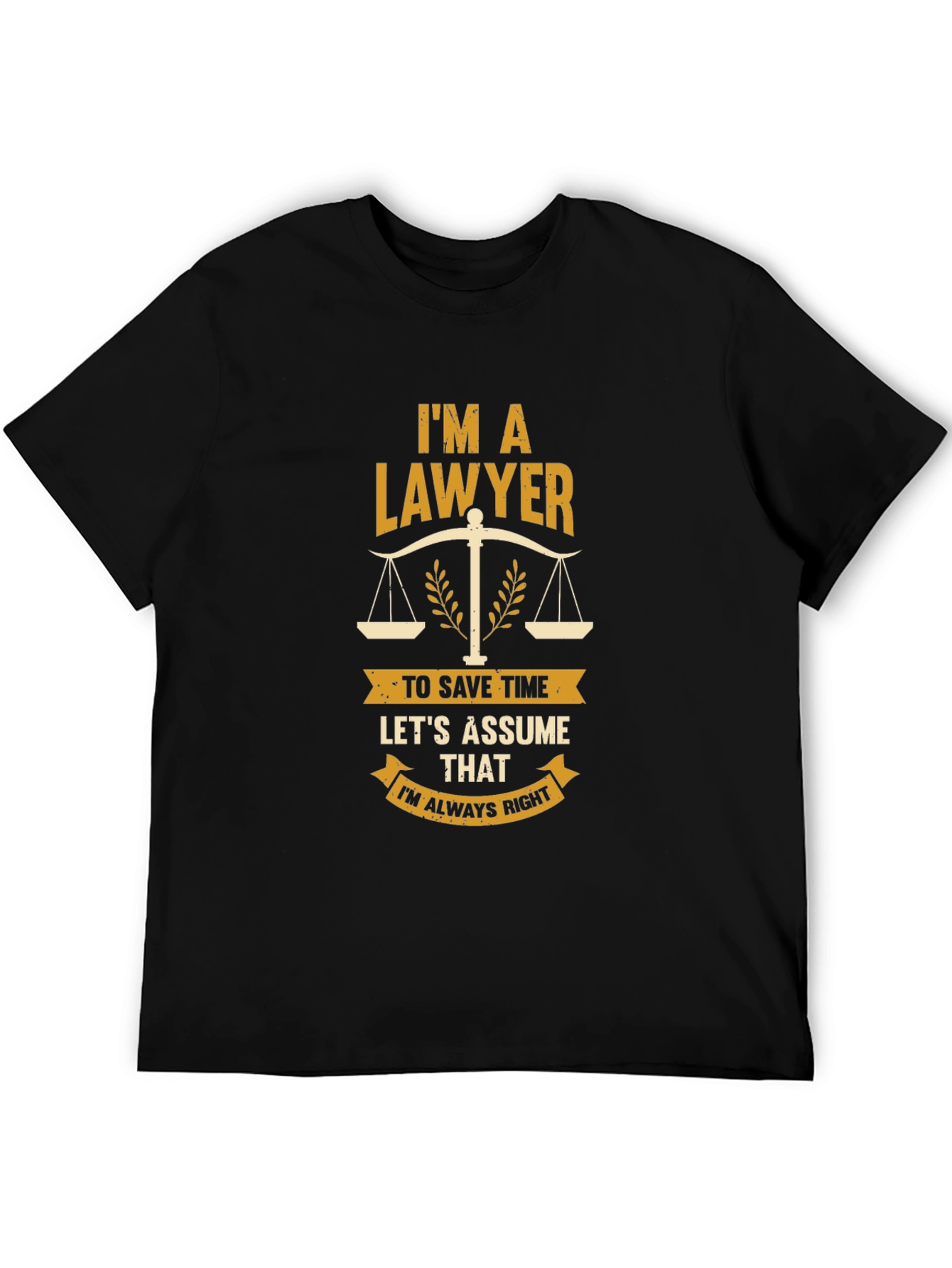 Lawyer Graphic Tee - Always Right Funny Gift - 5