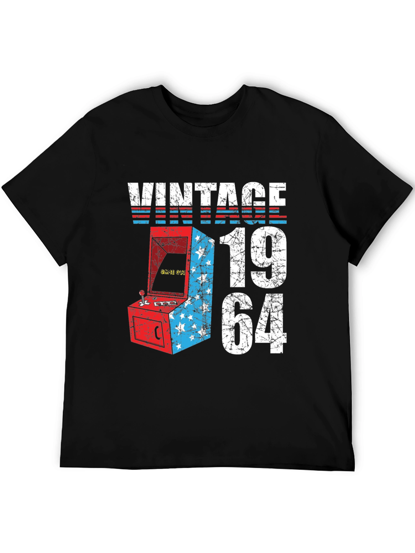 Black Vintage 1964 Arcade T-Shirt view 5