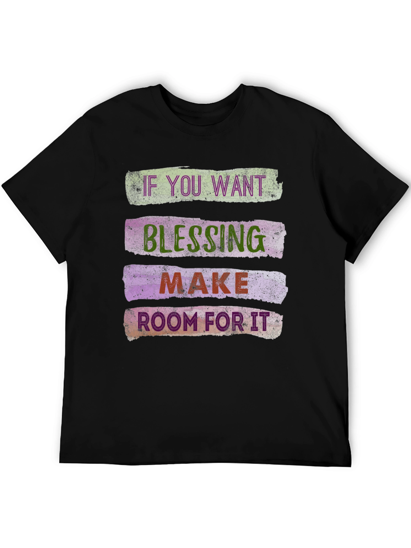 Black Blessing Graphic Tee - Make Room For It Shirt view 5