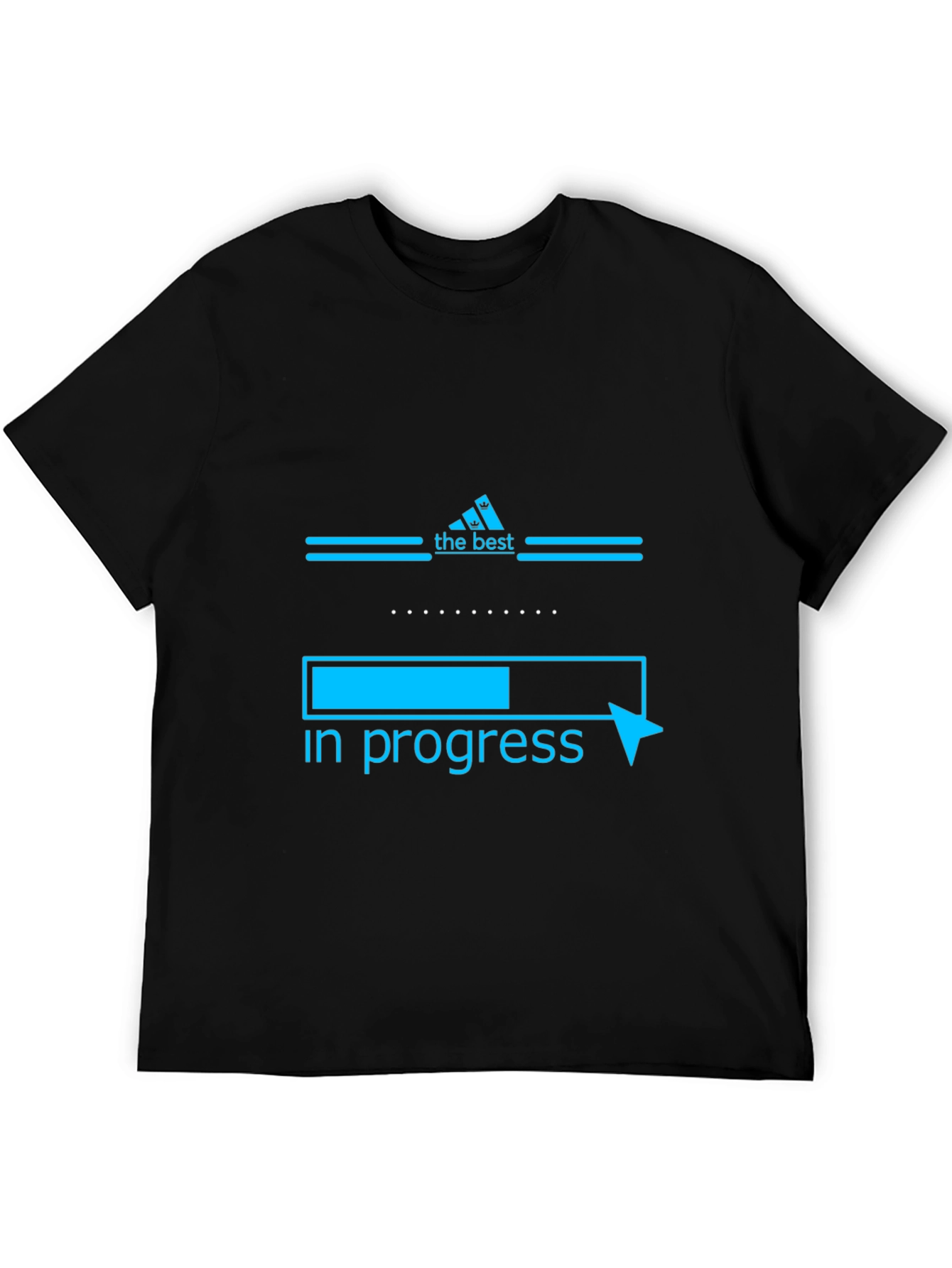 Black The Best In Progress Black Graphic T-Shirt view 5