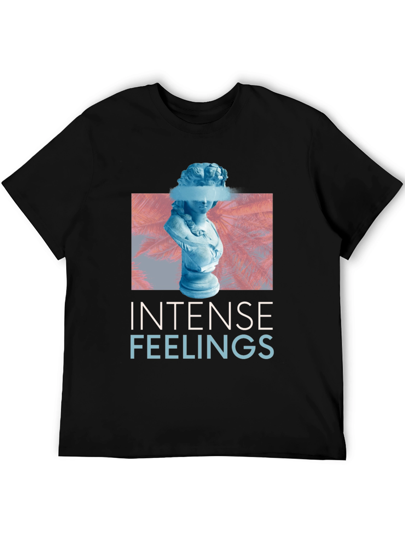 Black Intense Feelings Graphic Tee - Trendy Streetwear view 5