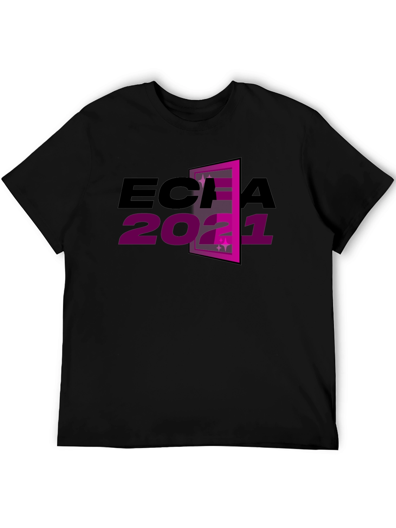 Black ECIA 2021 Graphic Tee view 5