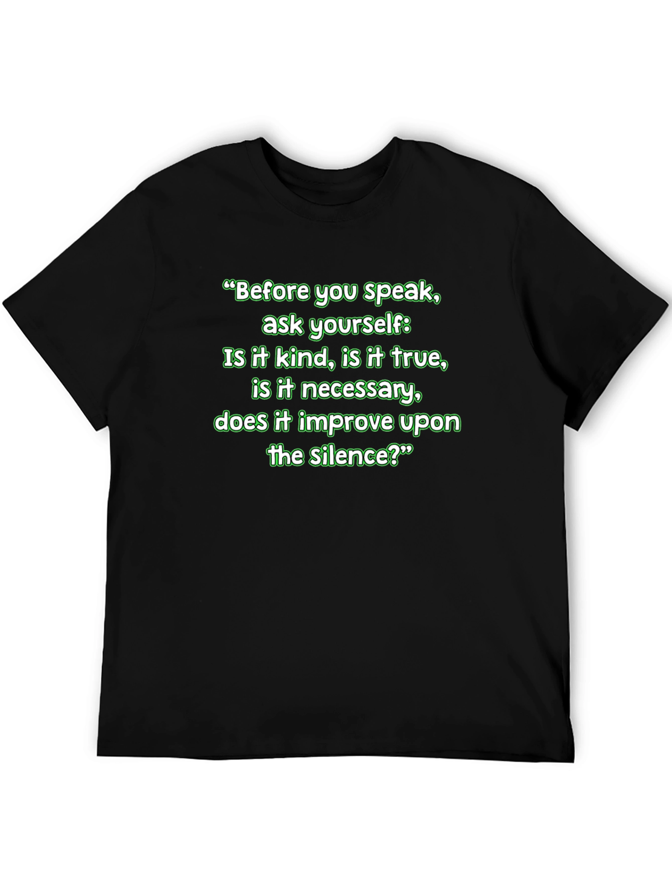 Black Kindness Quote T-Shirt view 5
