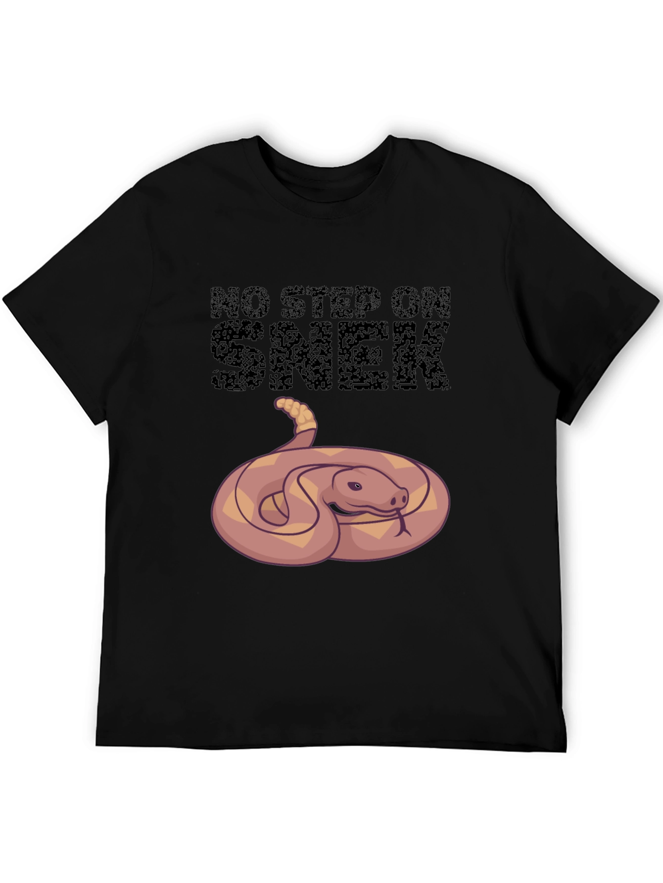 Black No Step On Snek T-Shirt view 5