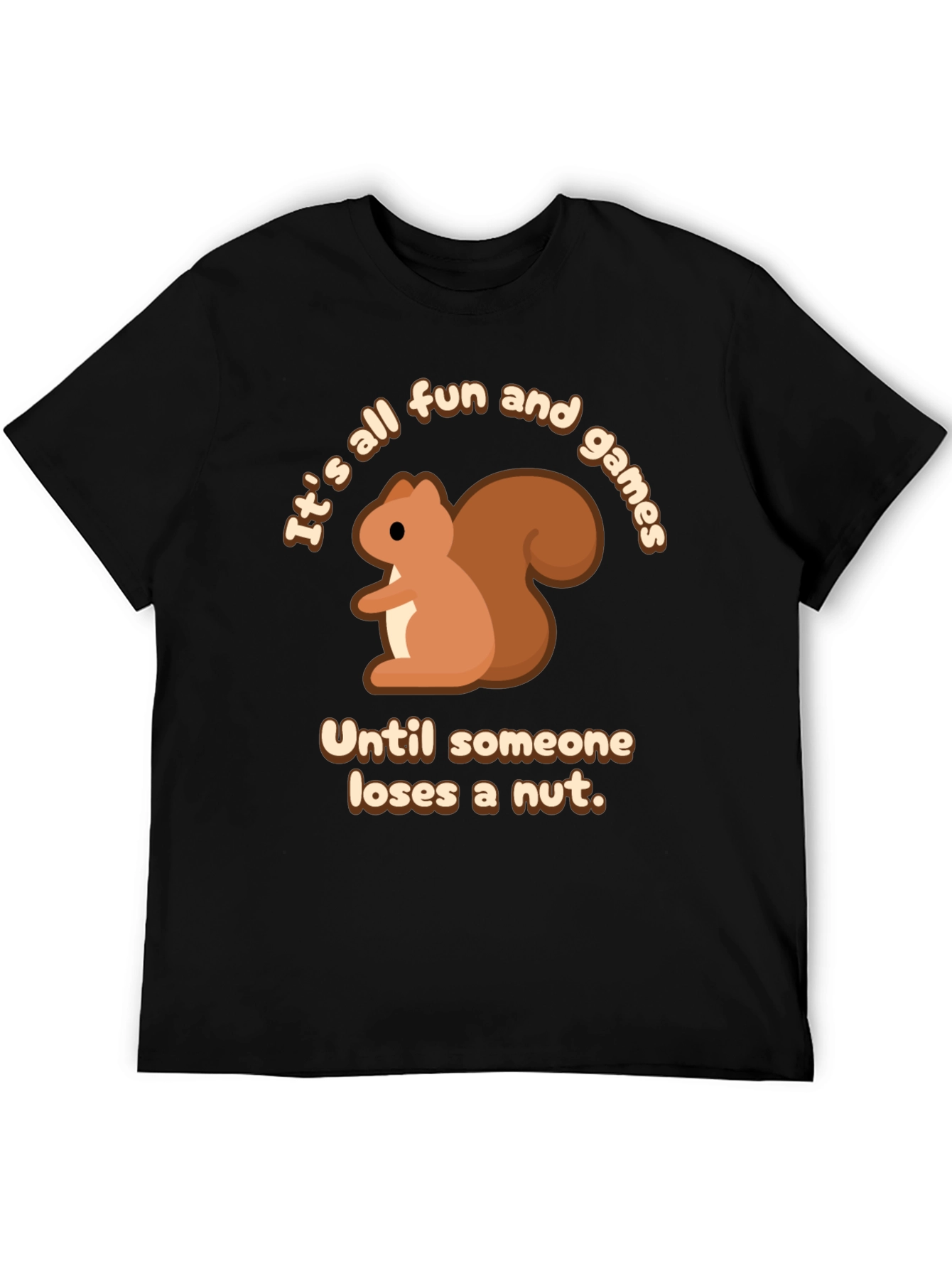 Black Squirrel Fun & Games T-Shirt view 5
