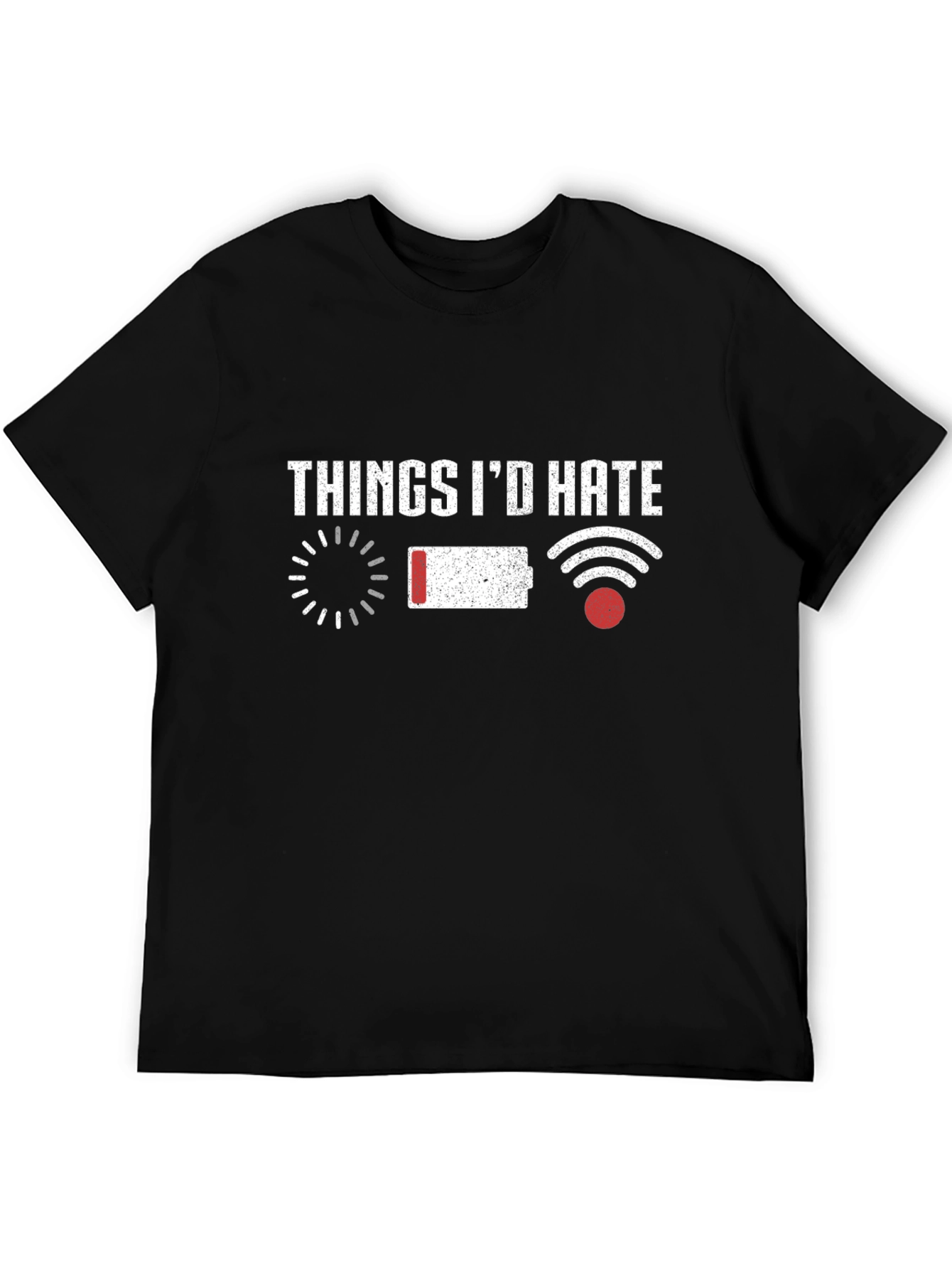 Black Things I'd Hate T-Shirt Funny Tech Humor view 5