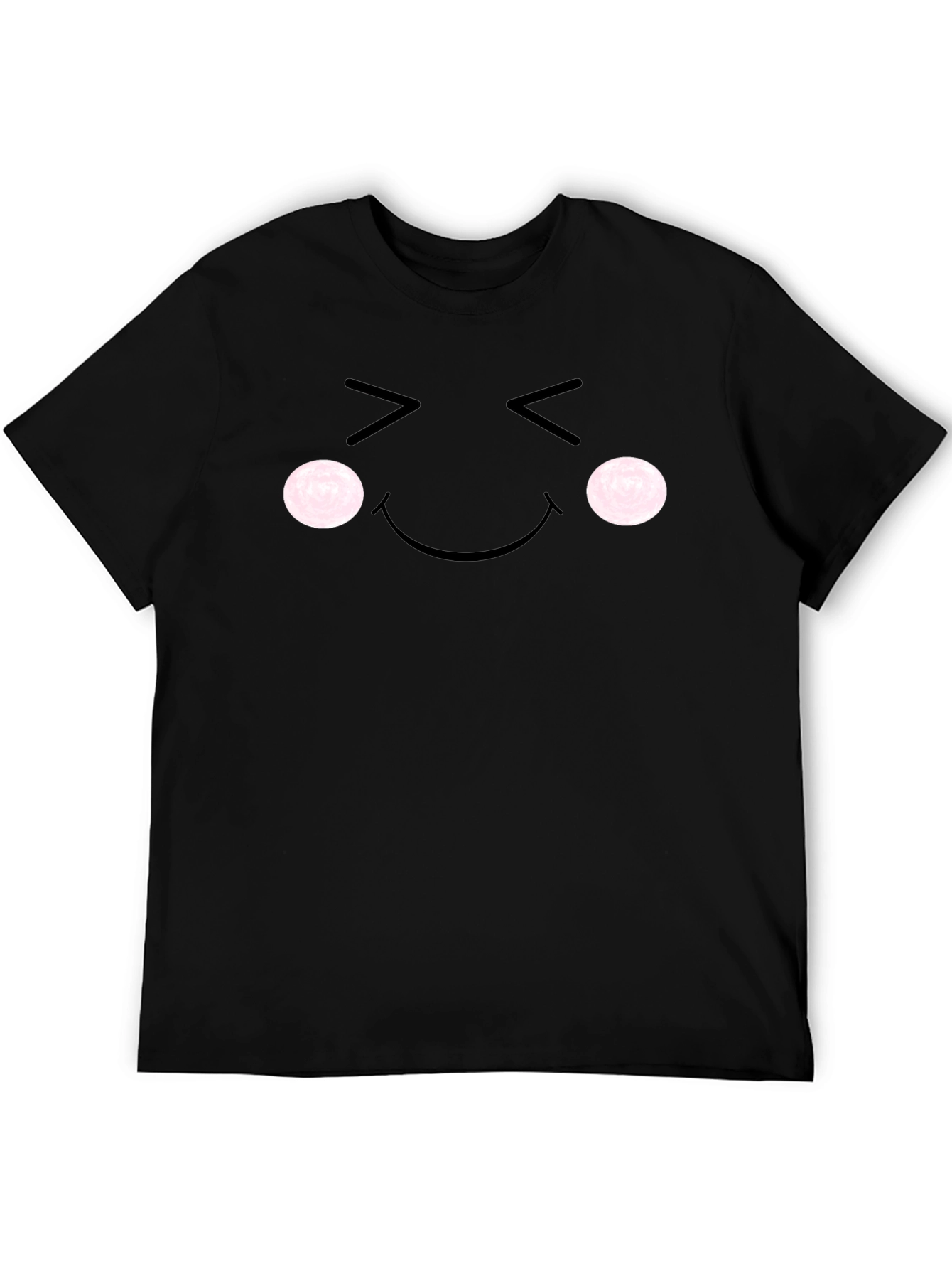 Black Kawaii Emoji Tee - Express Your Happy Side! view 5