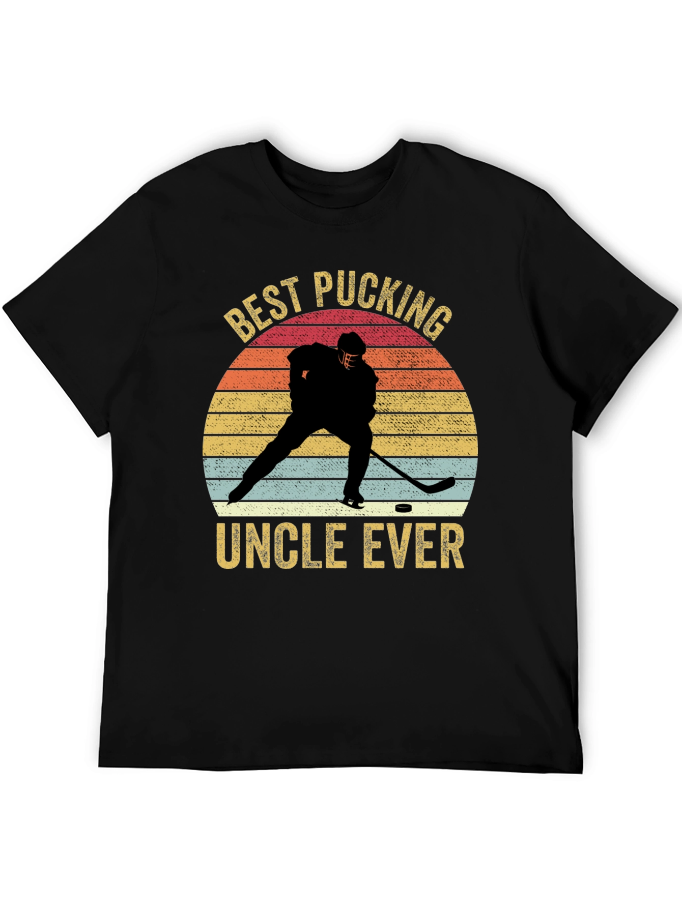 Black Best Pucking Uncle Ever T-Shirt view 5