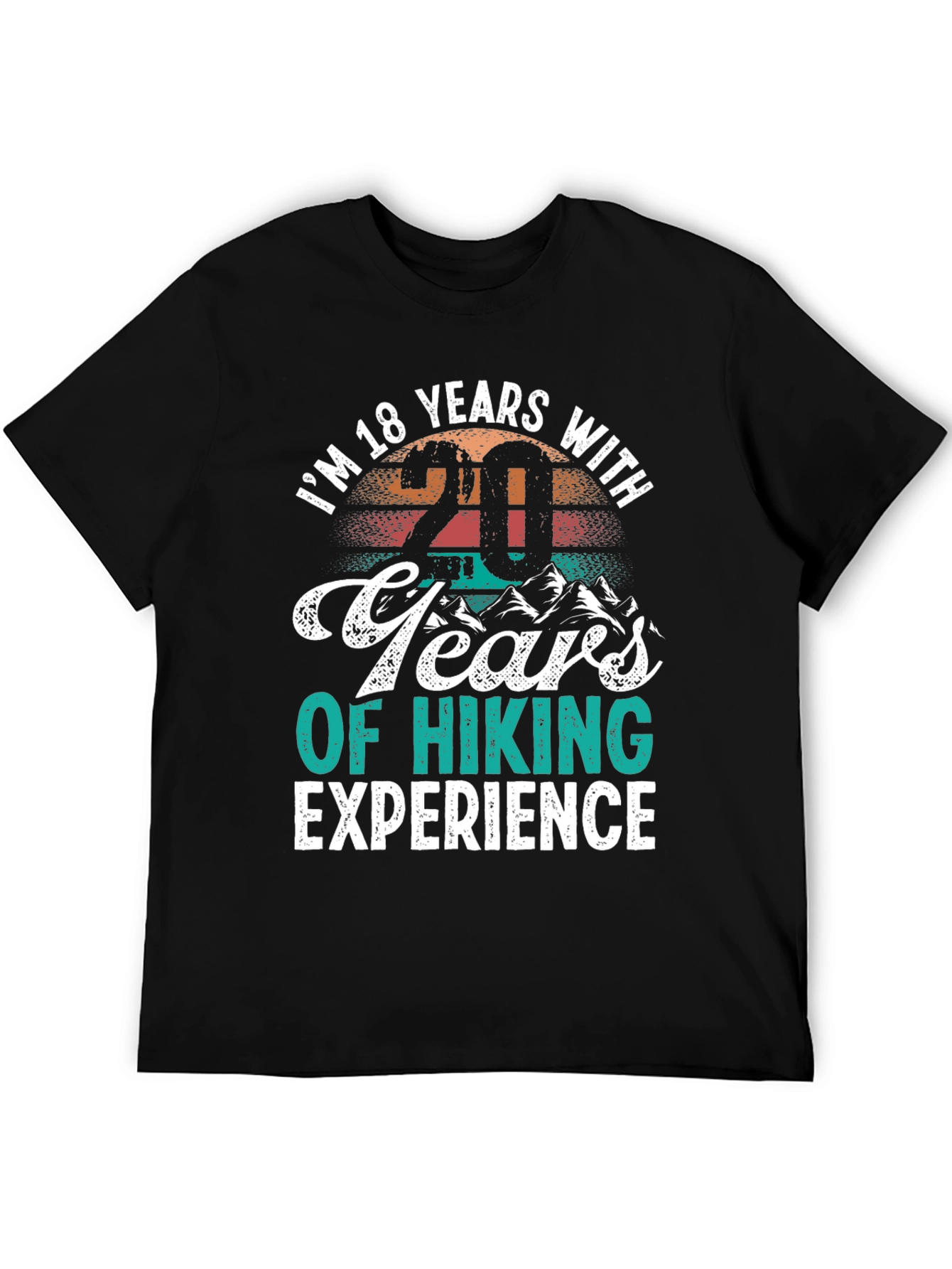 Black Hiking Experience T-Shirt view 5