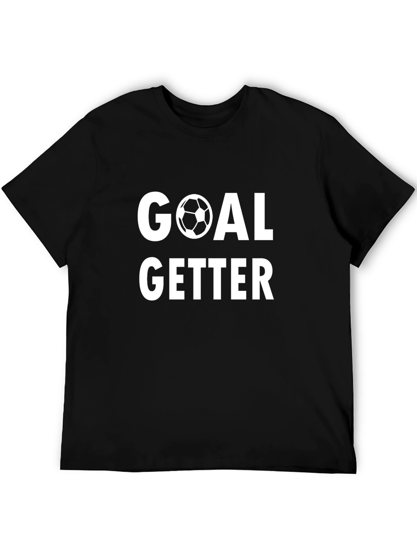 Goal Getter Soccer T-Shirt - Black Graphic Tee - 5