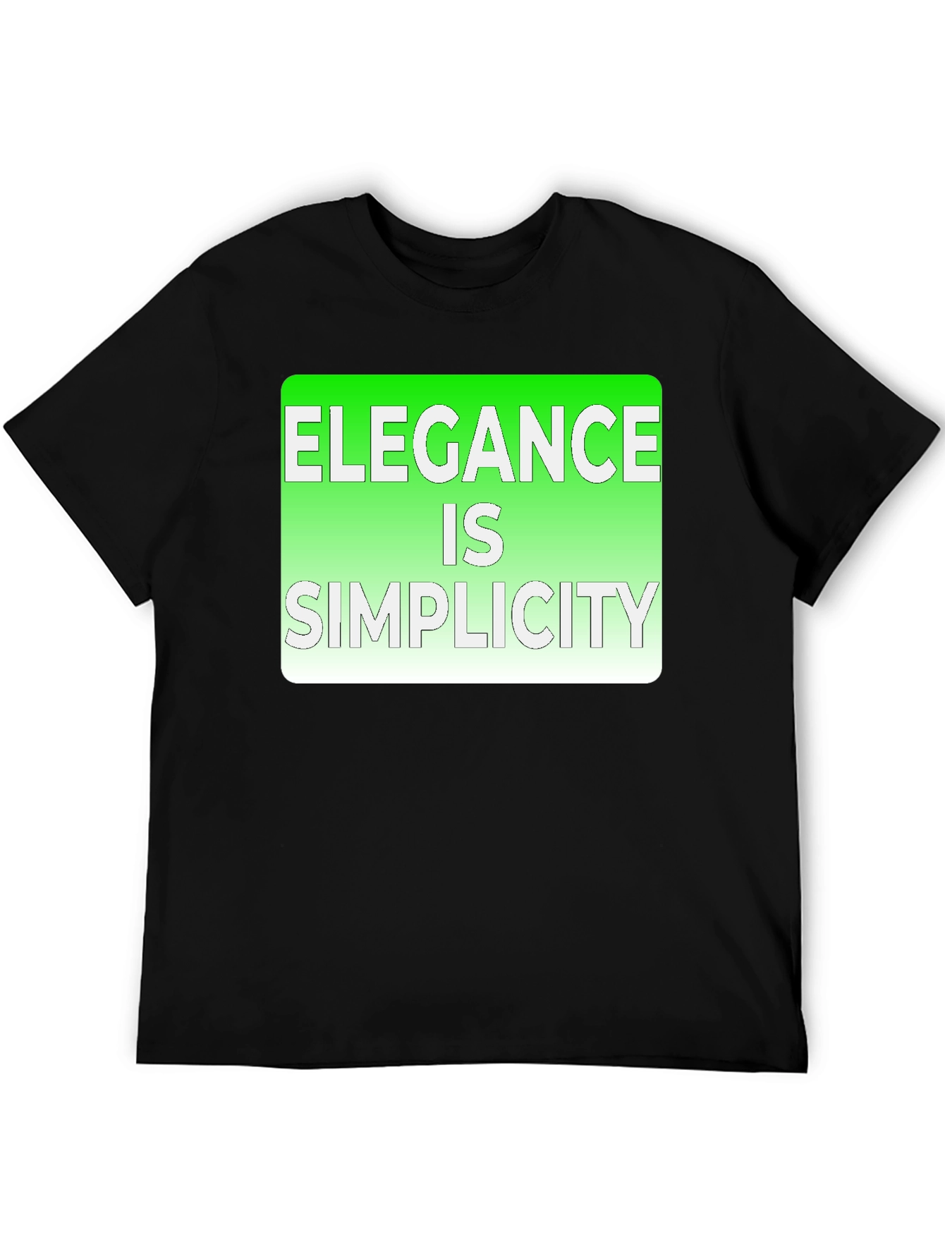 Elegance is Simplicity Graphic Tee - 5