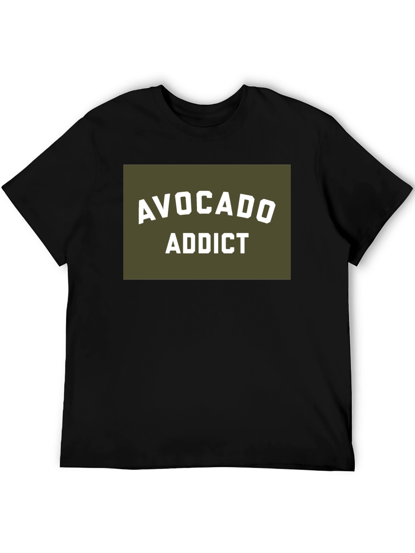 Black Avocado Addict Graphic T-Shirt - Black view 5
