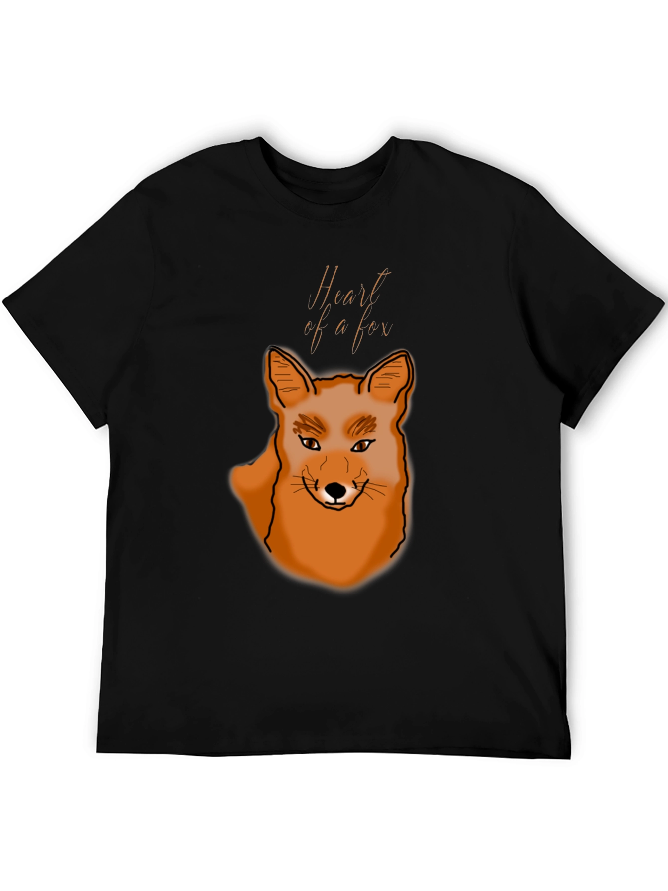 Black Heart of a Fox Graphic Tee view 5