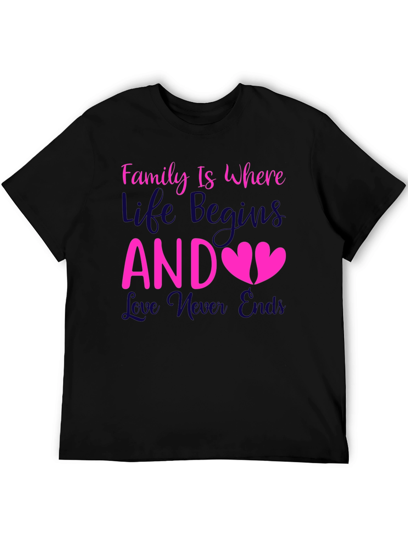 Family is Where Life Begins T-Shirt - 5